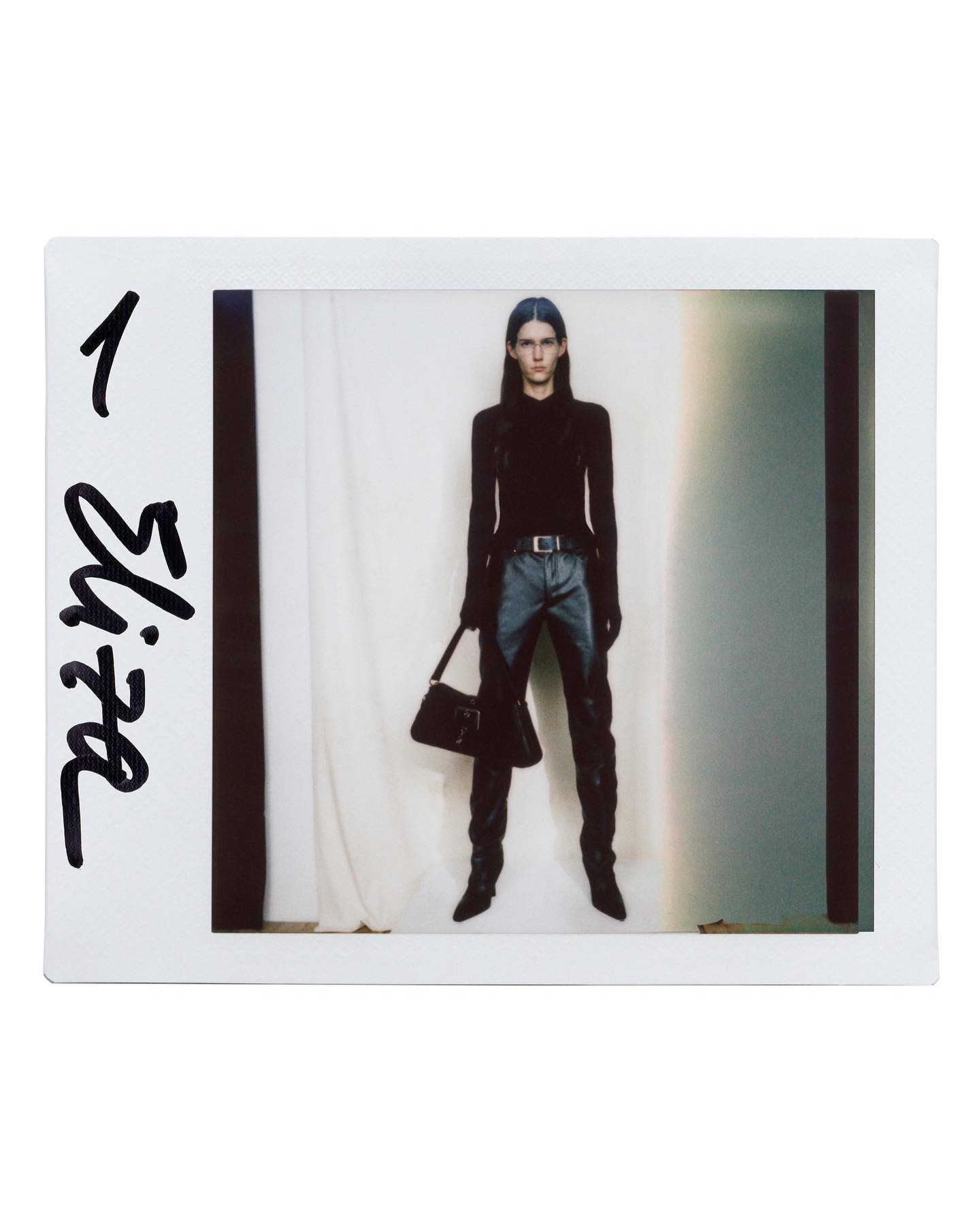 Eliza for Balenciaga Fall22 by Demna Gvasalia. Photography by Steff Mitchell, hair by Gary Gill, make-up by Inge Grognard.