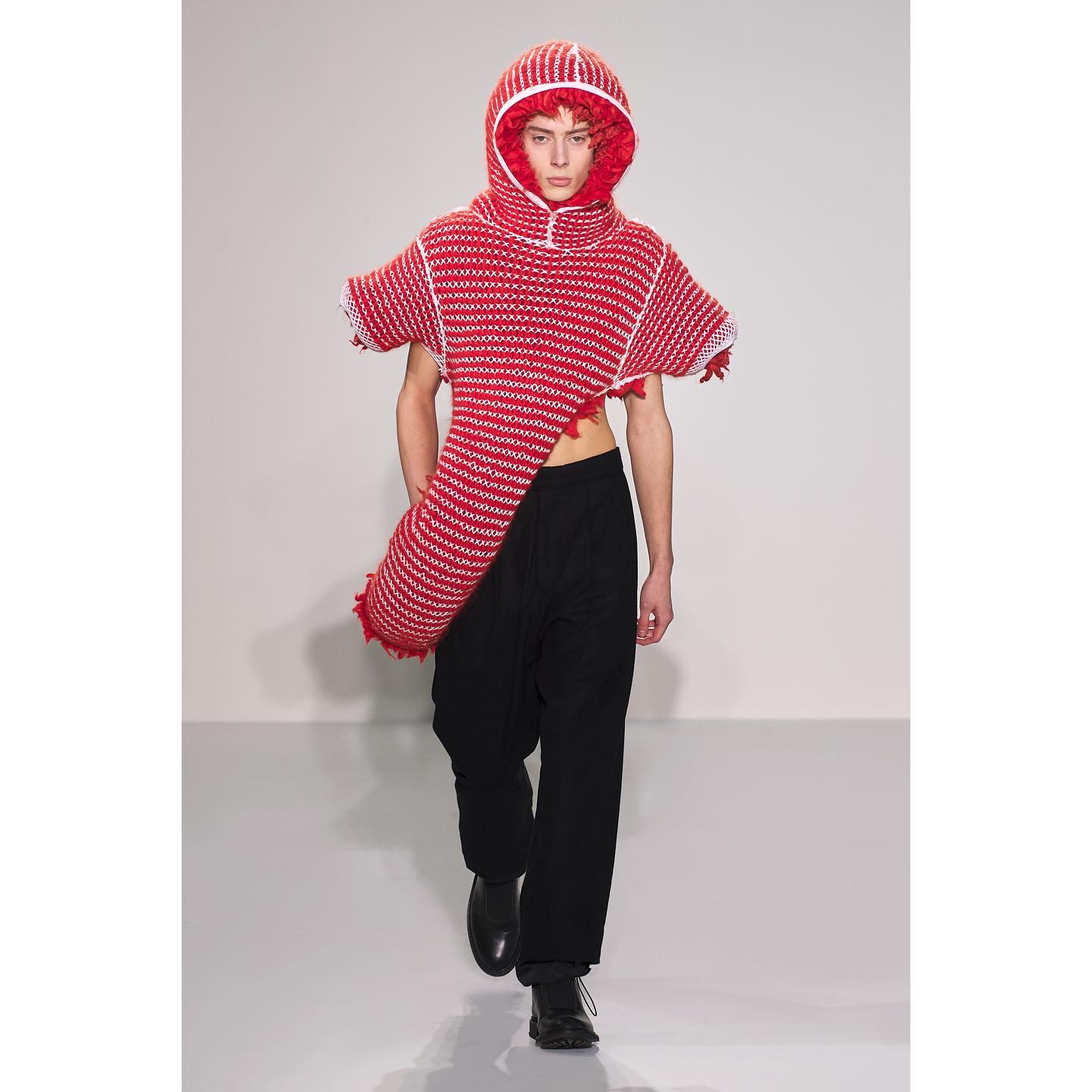 Callum (@callumheslop ) for Craig Green FW22. Styling by Robbie Spencer, casting by Samuel Ellis for DM Casting.