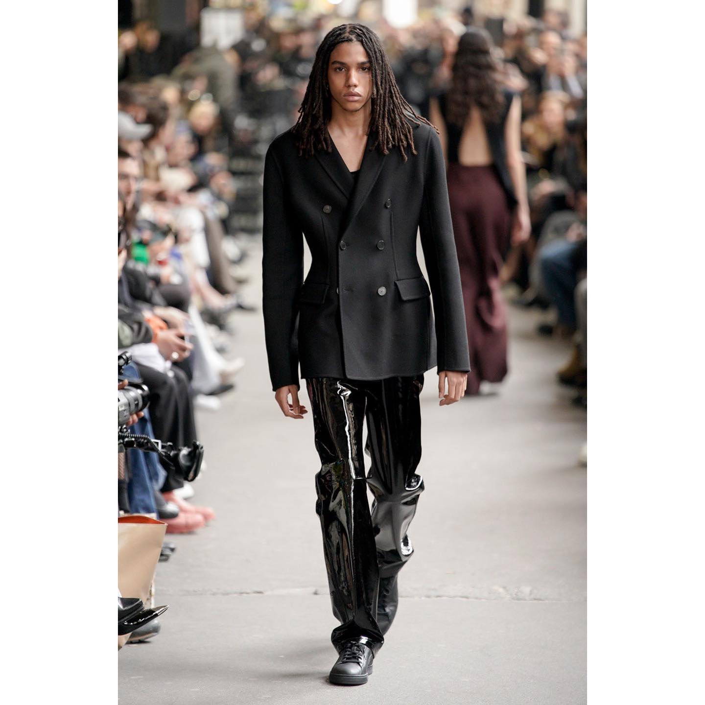 Arthur K (@atk_44 ) for Gauchere FW22. Styling by Sheila Single, hair by Christian Eberhard, make-up by Anthony Preel, casting by Paul Louisor.