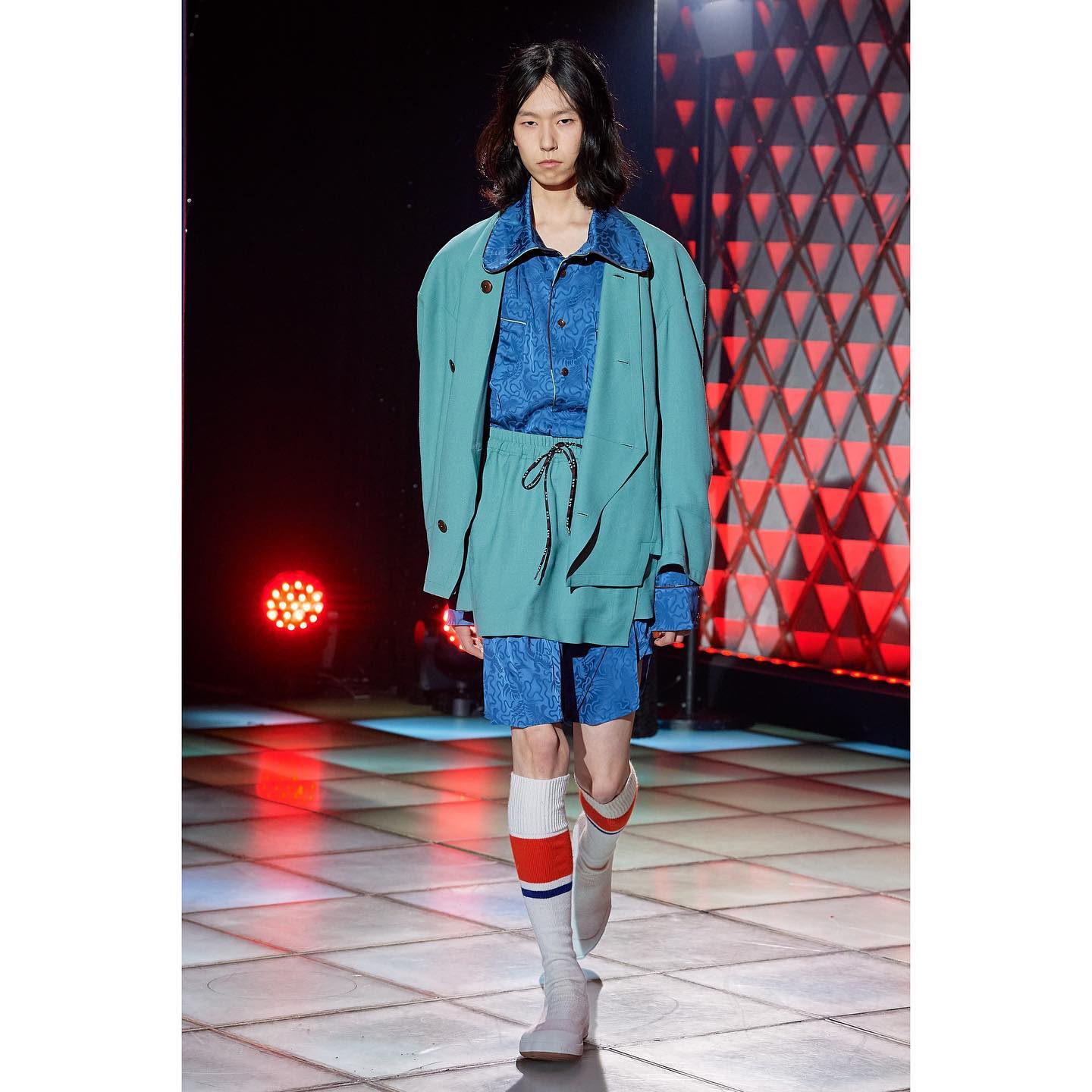 Gyu (@kg_hyun ) for Vivienne Westwood FW22. Styling by Sabrina Schreder, hair by Sam McKnight, make-up by Ismaya Efrench, casting by Liz Goldson.