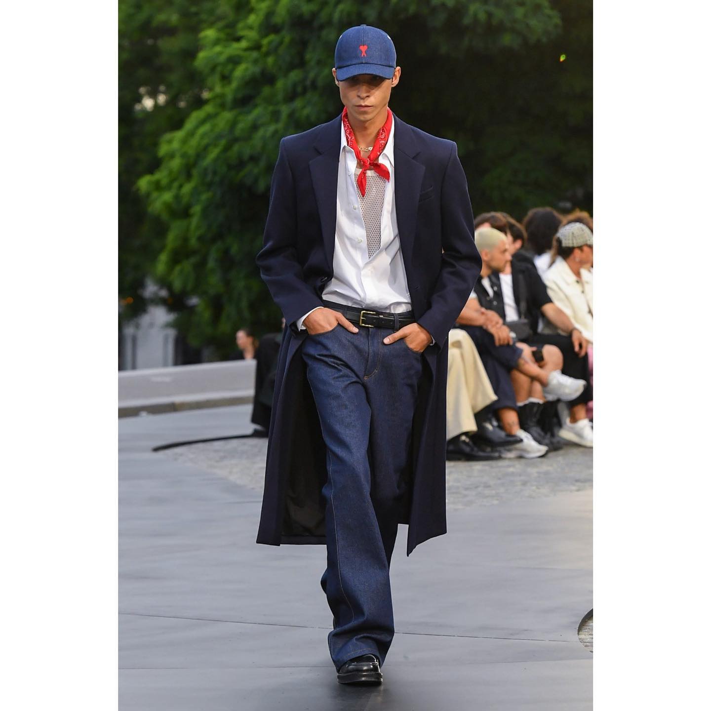 Emilio (@zero_ko0l ) for Ami SS23. Styling by Carlos Nazario, casting by DM casting.