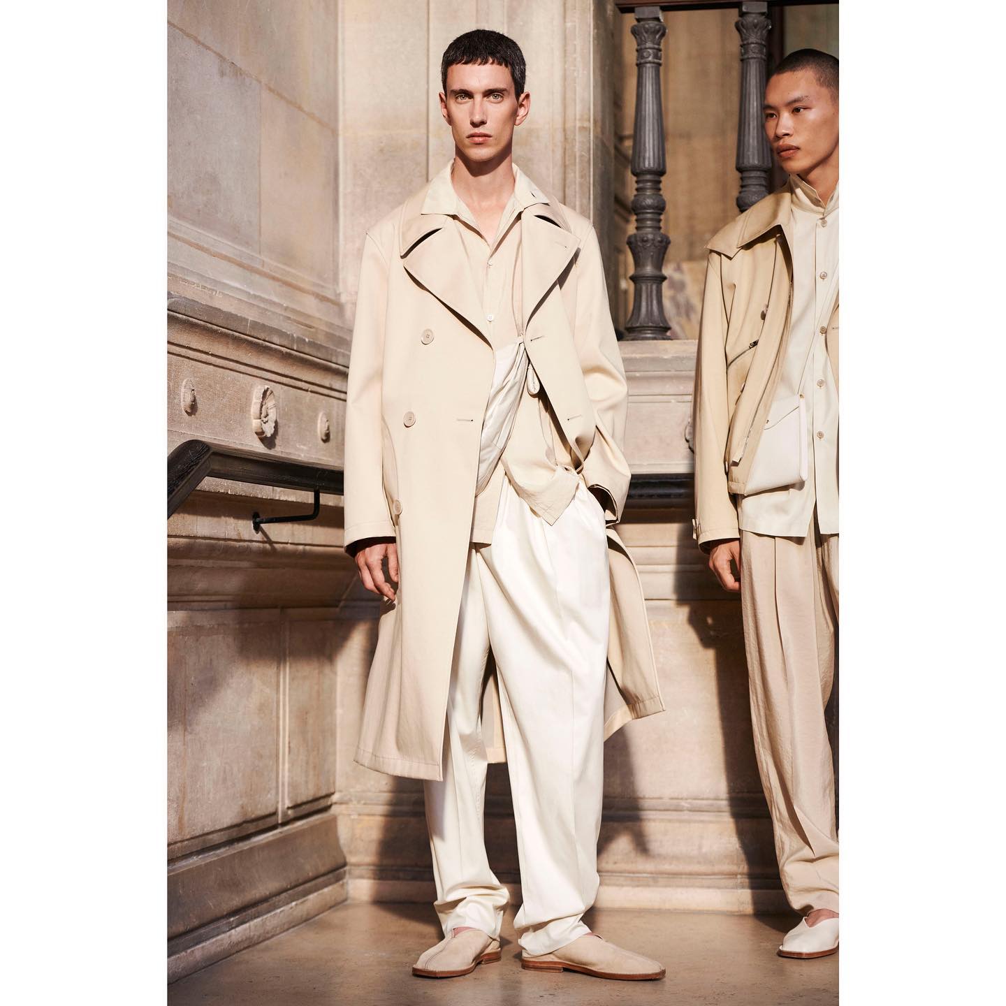 Georges L (@georgeslabbat_ ) for Lemaire SS22. Styling by Benoit Bethume, casting by Henry Thomas.