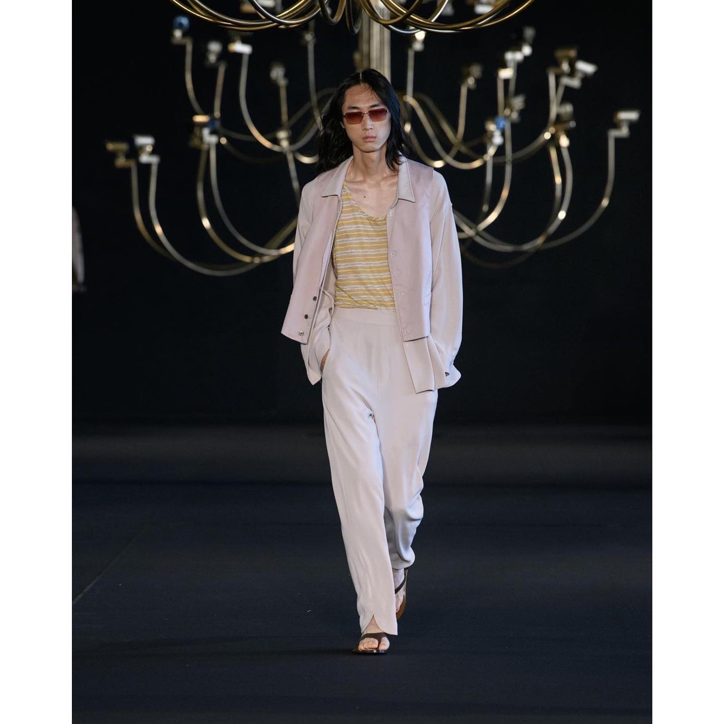 Han Ji (@hannxji ) for Rhude SS23, casting by Liz Goldson.