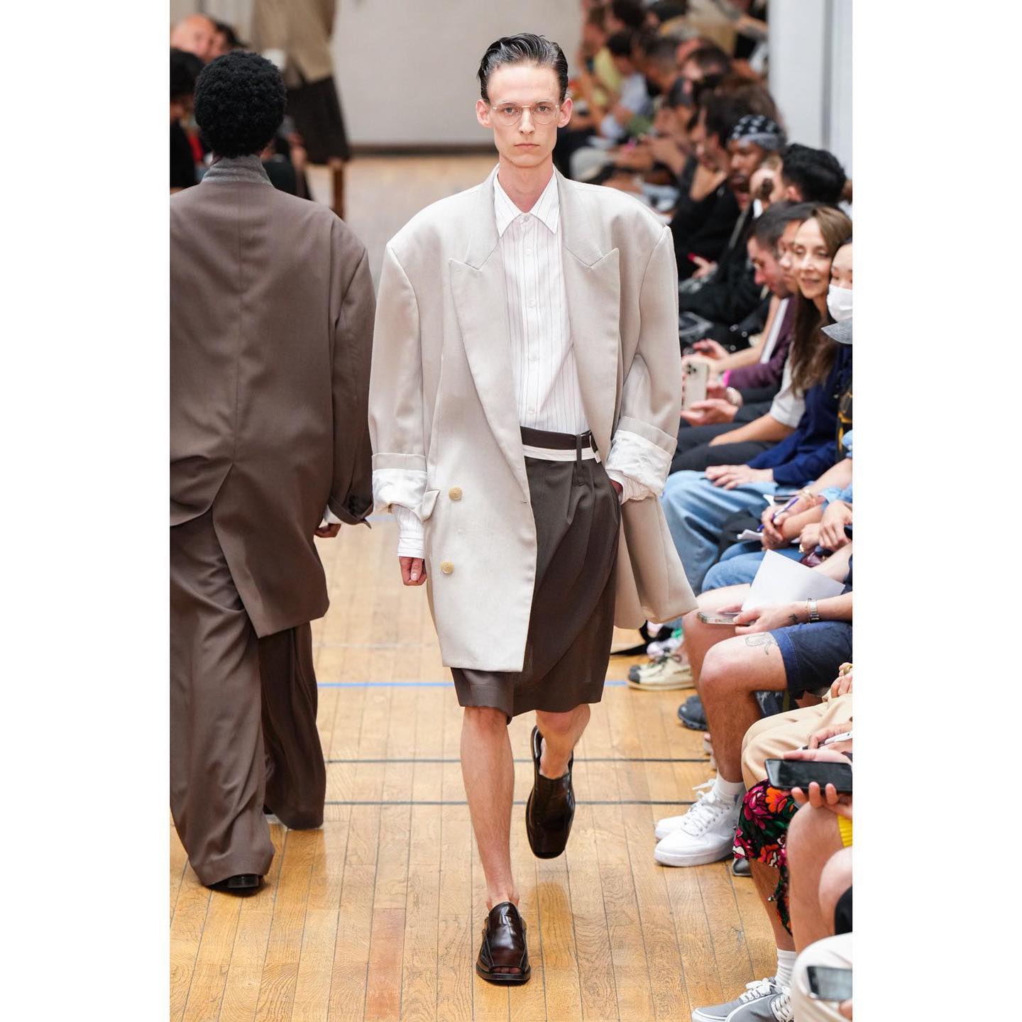 Kevin (@kevin.krth ) for Hed Mayner SS23, casting by Olivier Duperrin.