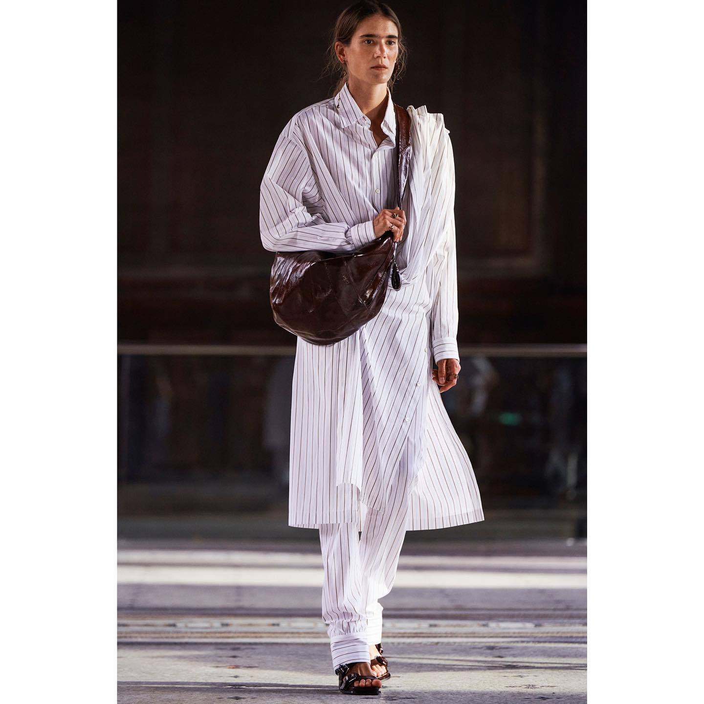 Laszlo (@laszlobadet ) for Lemaire SS22. Styling by Benoit Bethume, casting by Henry Thomas.