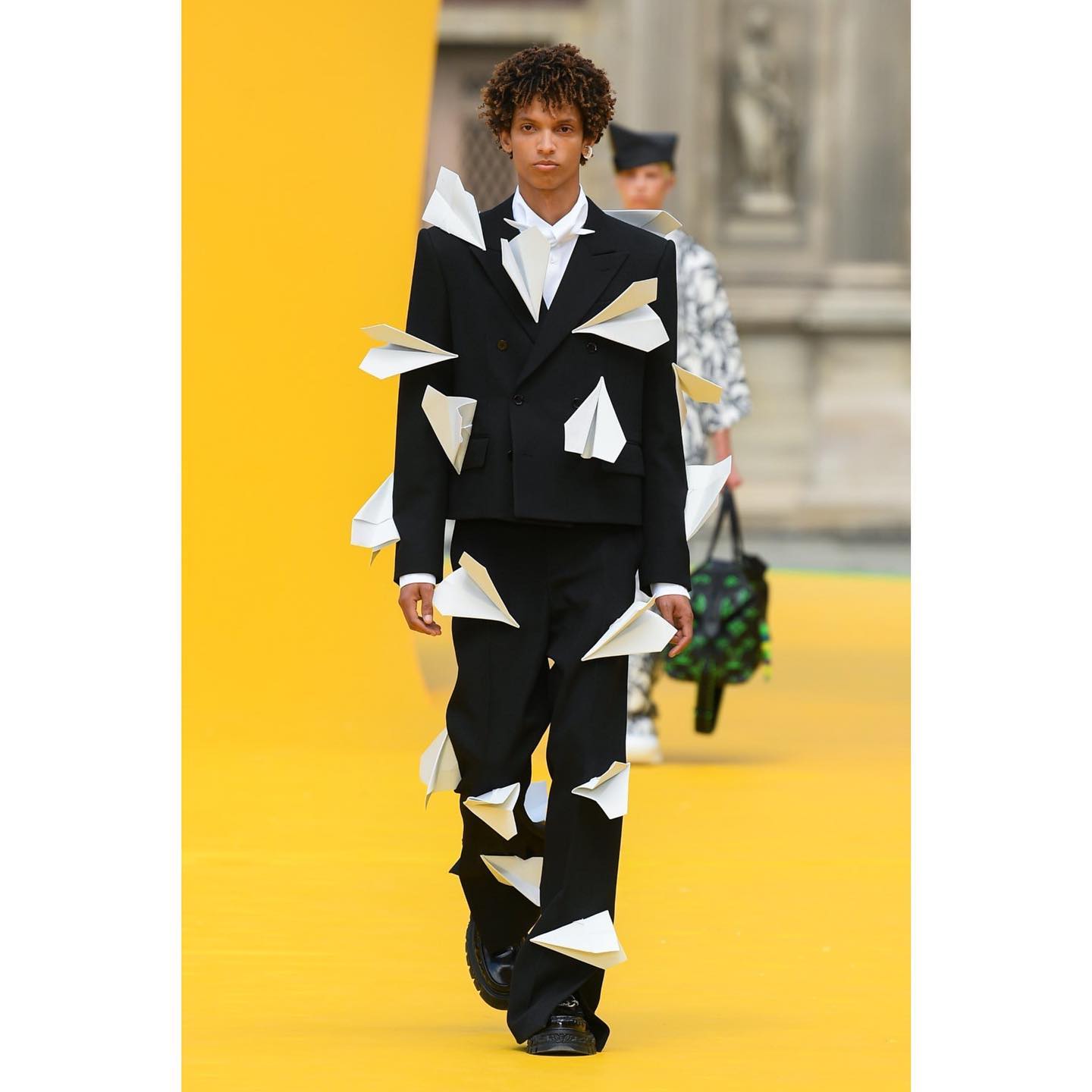 Leonardo (@_leonardosanttos_ ) for Louis Vuitton SS23. Styling by Ib Kamara, casting by Samuel Ellis for DM casting.