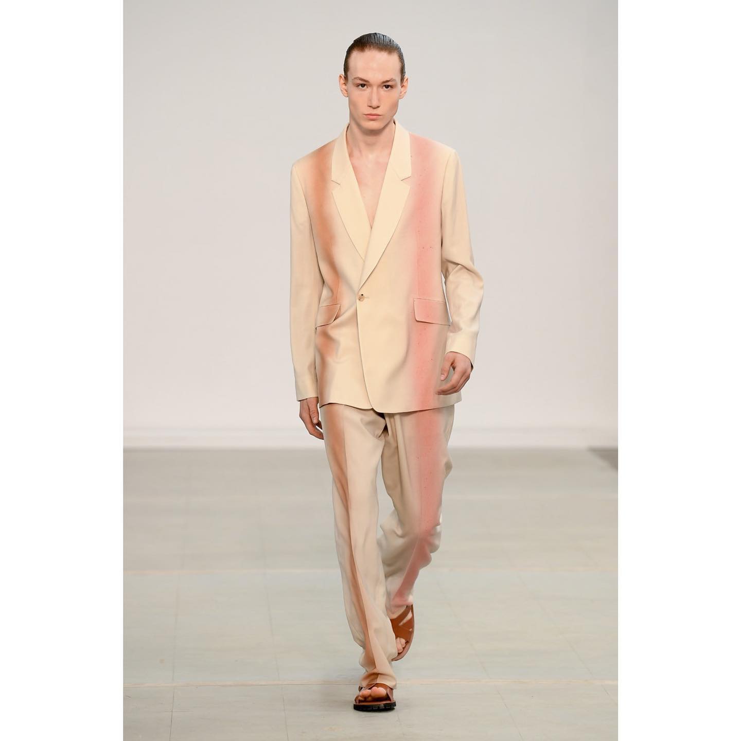 Lewin (@lewin104k ) for Paul Smith SS23. Styling by Julian Ganio, casting by Ben Grimes.