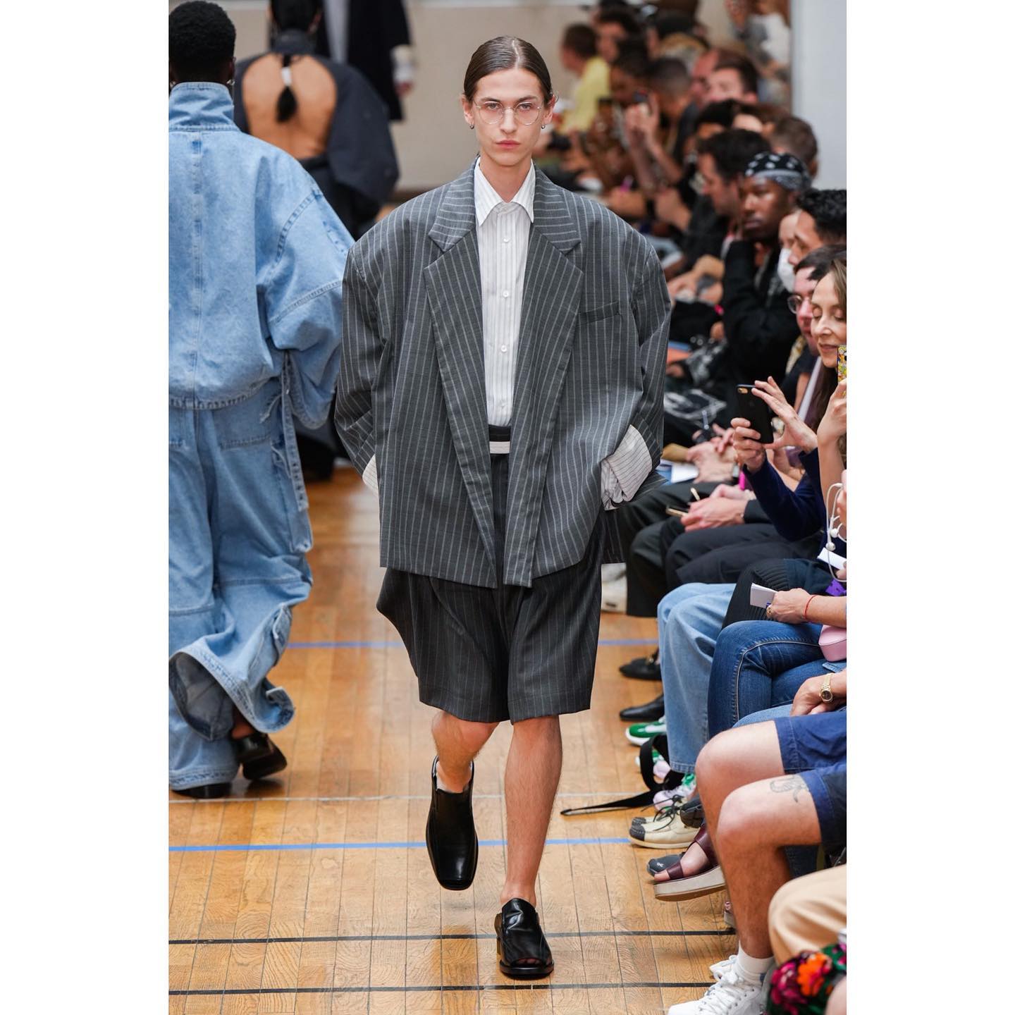 Lylian (@lyanreck ) for Hed Mayner SS23, casting by Olivier Duperrin.