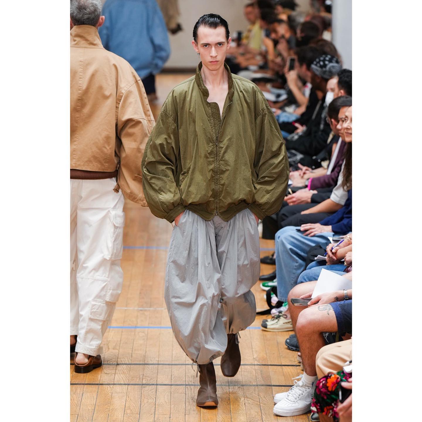 Max (@maxhpeters ) for Hed Mayner SS23, styling by Samuel Drira, casting by Olivier Duperrin.