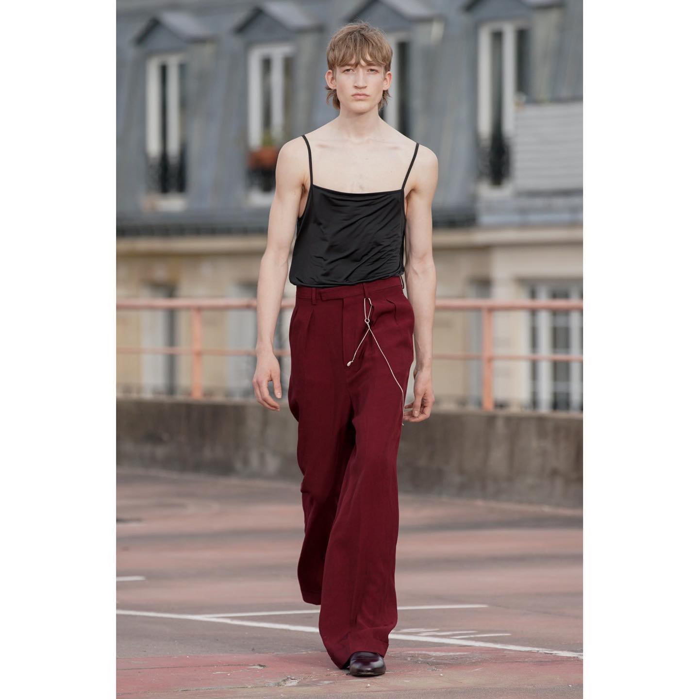 Moritz T (@moritz4thewin ) for Dries Van Noten SS23. Styling by Nancy Rohde, casting by DM casting.