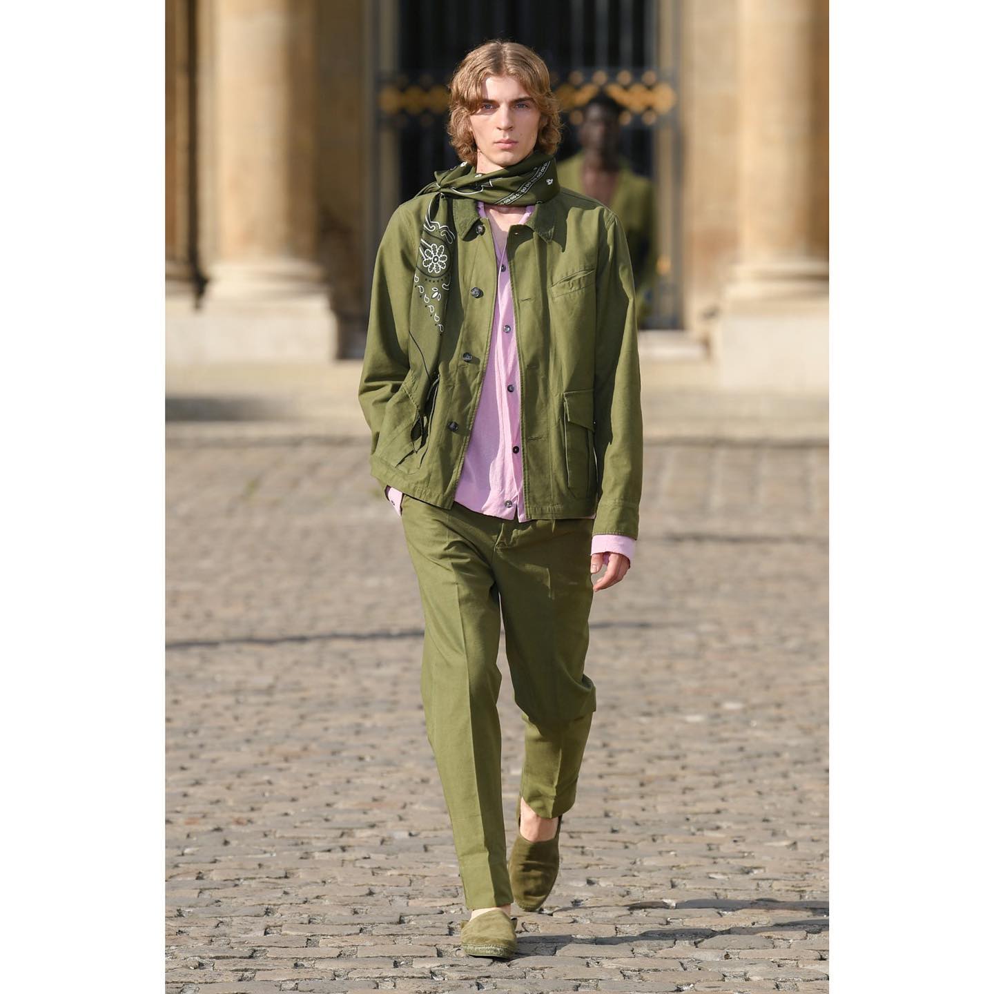 Nerman (@nerman0s ) for Officine Générale SS23. Styling by Giovanni Dario Laudicina, hair by Ed Moelands, make up by Janeen Witherspoon, casting by Paul Louisor.