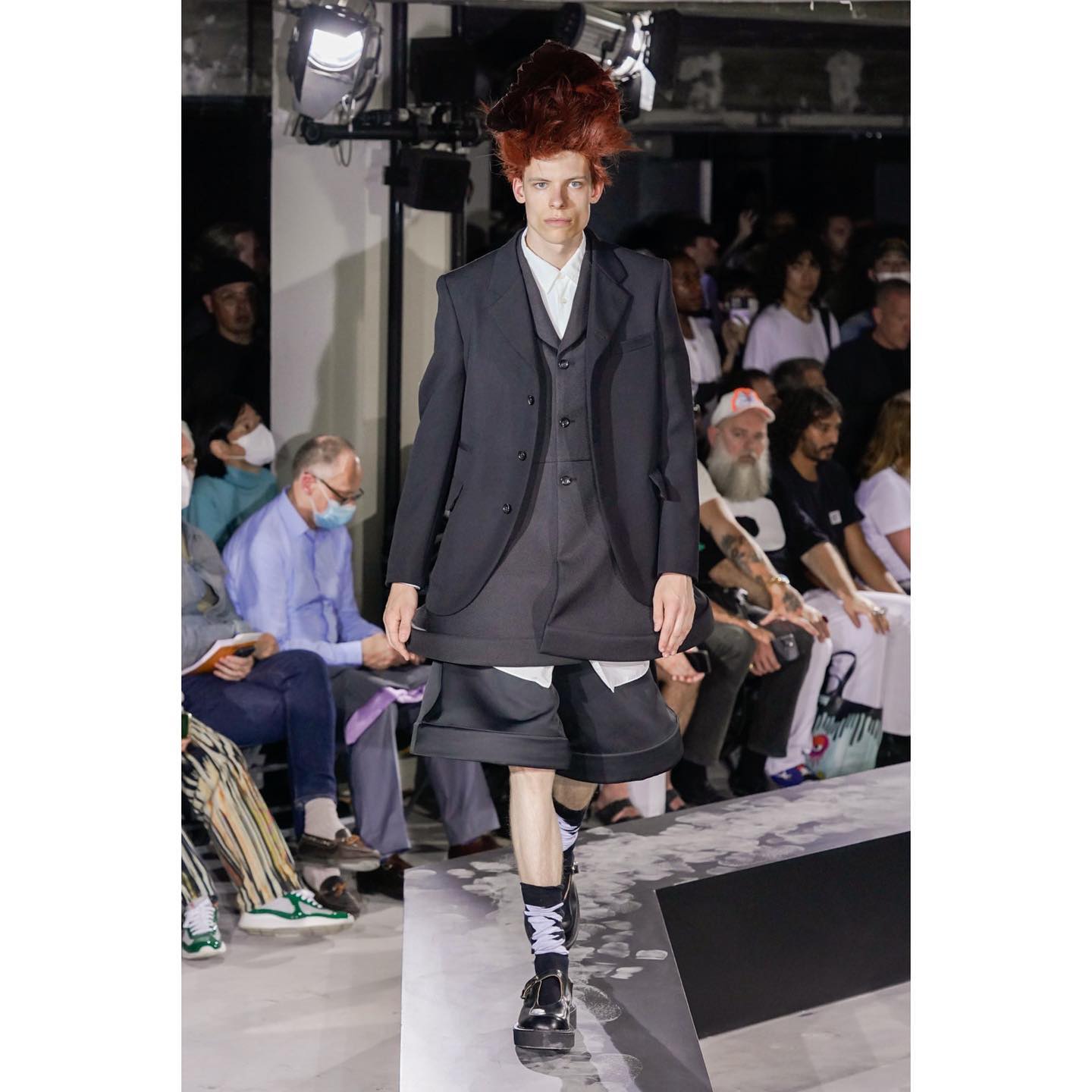 Omer (@omerbrams ) David S (@cambridgenino ) and Igor V (@igor_v_w ) for Comme Des Garçons Homme Plus FW23, casting by Midland.