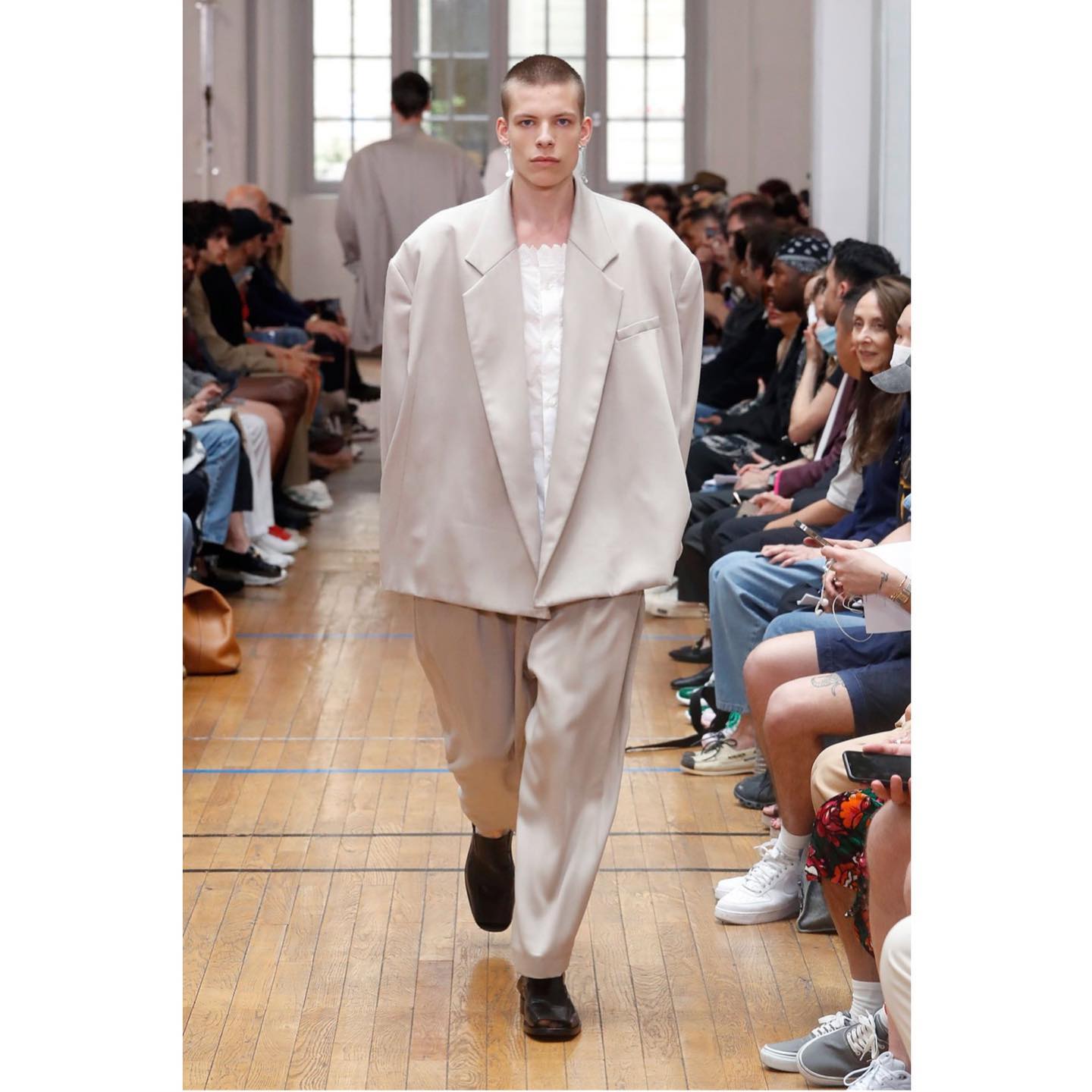 Omer (@omerbrams ) for Hed Mayner SS23, casting by Olivier Duperrin.