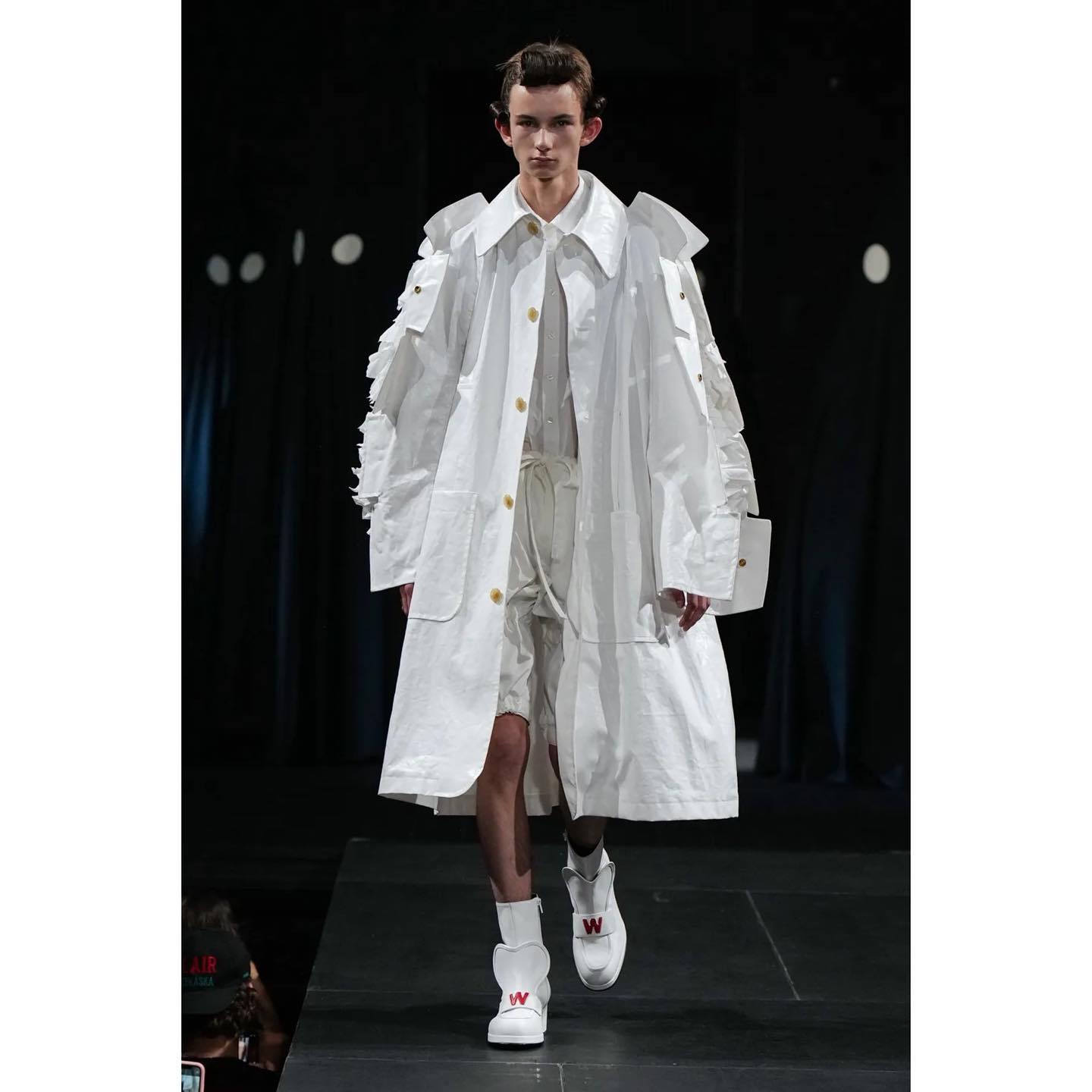 Peter (@0259peter ) Moritz T (@moritz4thewin ) and Oskar H (@tai2un ) for Walter Van Beirendonck SS23, casting by Mathilde Hesse.