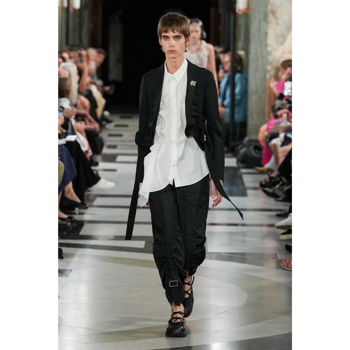 Frederic (@worldbyfred ) for Simone Rocha SS23. Styling by Robbie Spencer, casting by Samuel Ellis for DM casting.