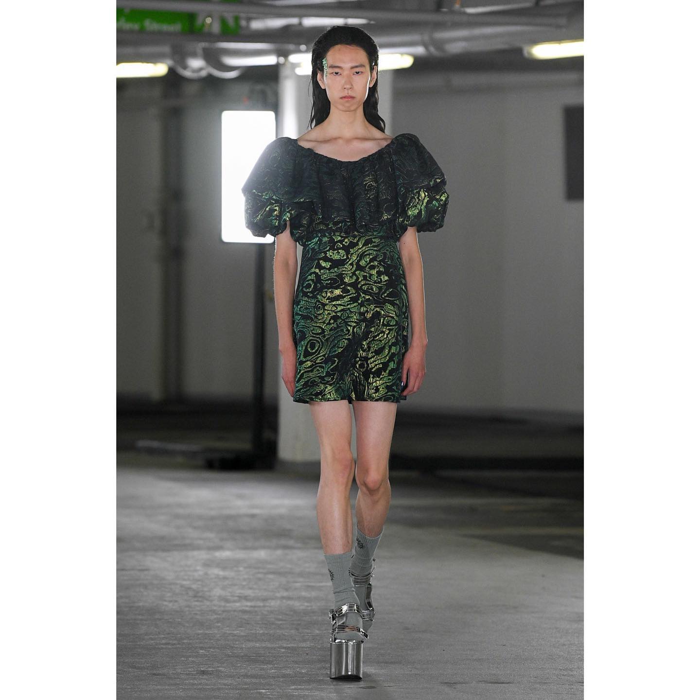 Gyu (@kg_hyun ) for Edward Crutchley SS23. Styling by Julien Ganio, casting by Sophie Lynas.
