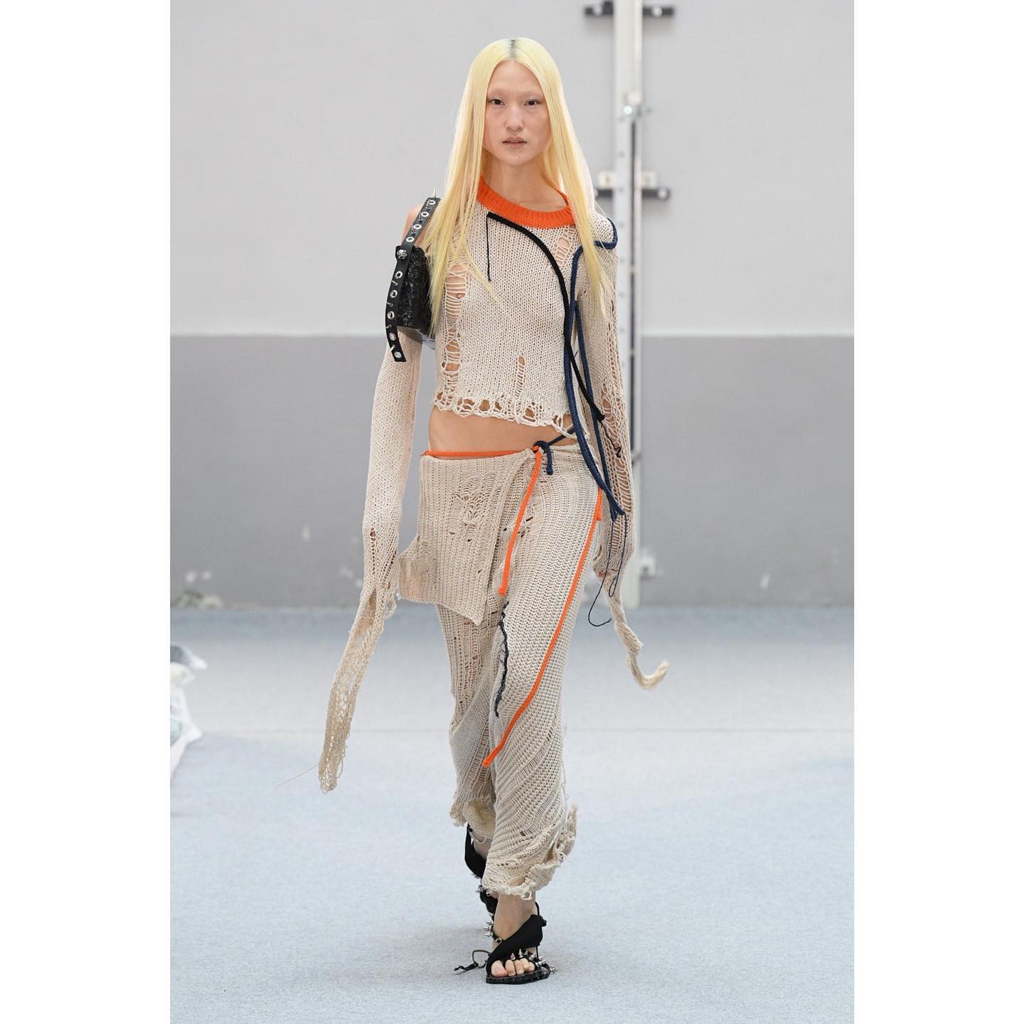 Aoi (@aoi712 ) for Ottolinger SS23. Hair by Pawel Solis, make-up by Isamaya French, casting by Julia Lange Casting.
