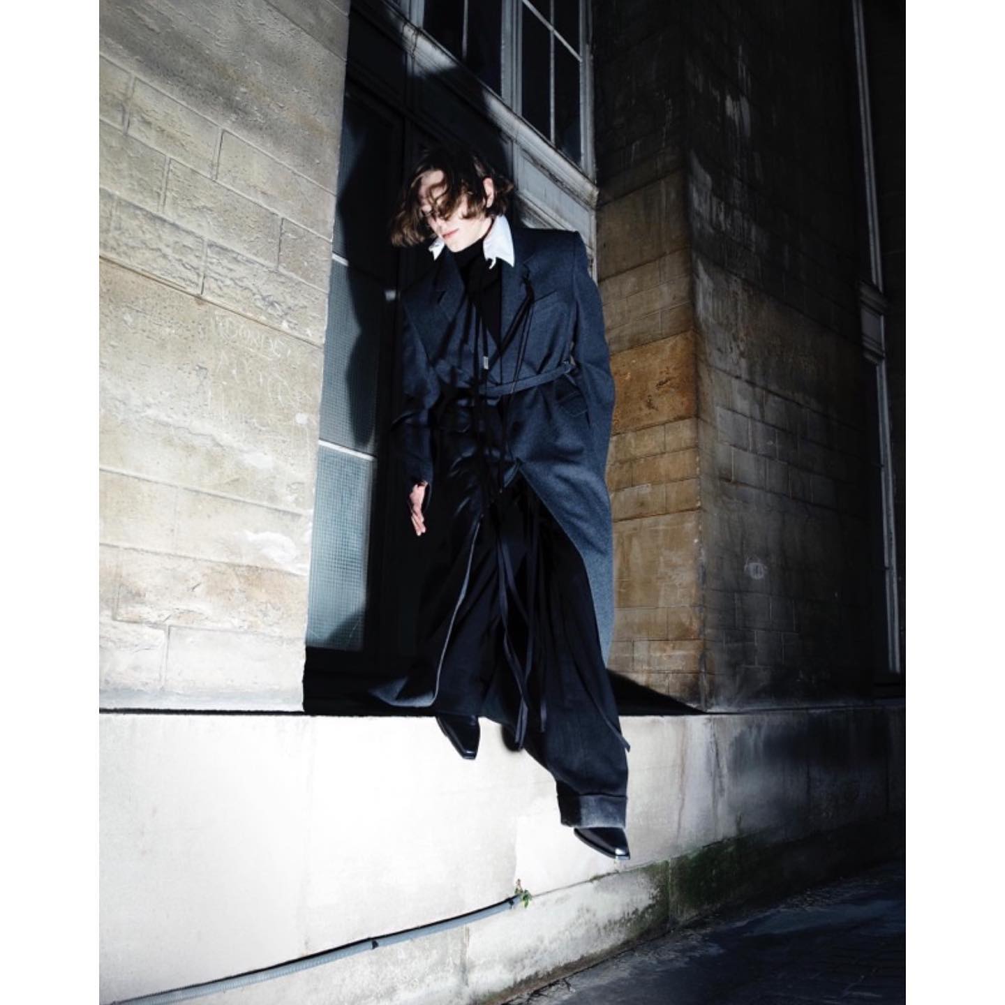 Igor V (@igor_v_w ) and Oskar H (@tai2un ) for Ann Demeulemeester FW22/23. Photography by Willy Vanderperre, styling by Olivier Rizzo, hair by Anthony Turner, make-up by Lynsey Alexander.