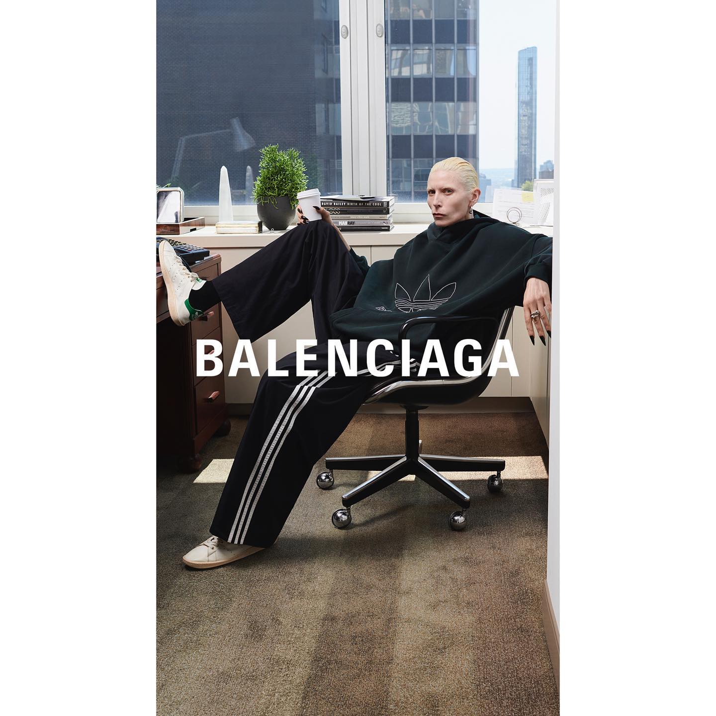 Minttu (@superminttu ) for Balenciaga Spring 23 Campaign. Photography by Joshua Bright, video direction by Rosie Marks, hair by Holli Smith, make-up by Lee Will.