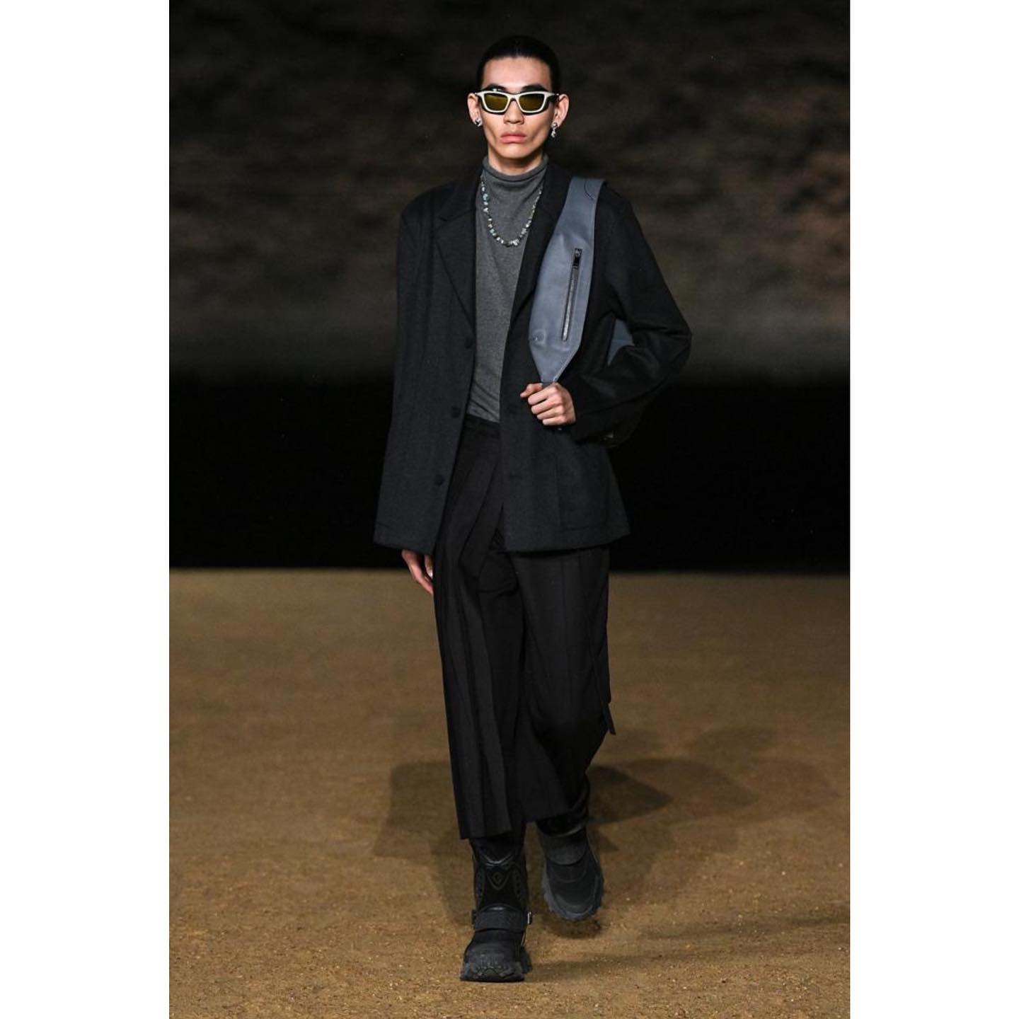 Edwin (@_edwintay ) for Dior Pre-Fall 23. Styling by Melanie Ward, hair by Guido Palau, make-up by Peter Philips, casting by Shelley Durkan.