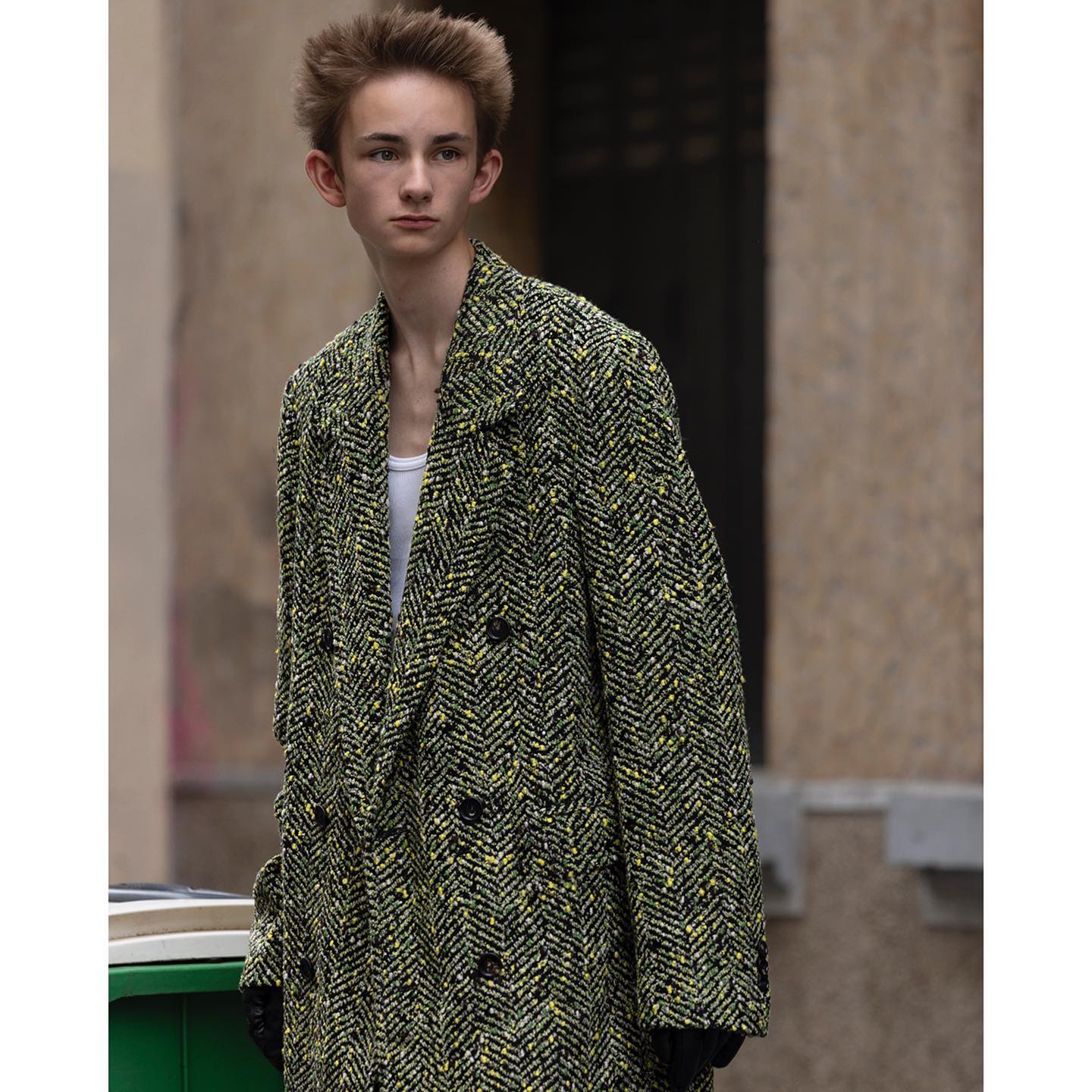 Peter (@0259peter ) for Lampoon Magazine. Photography by Winter Vandenbrink, styling by Niki Pauls, hair by Akari Sugino.