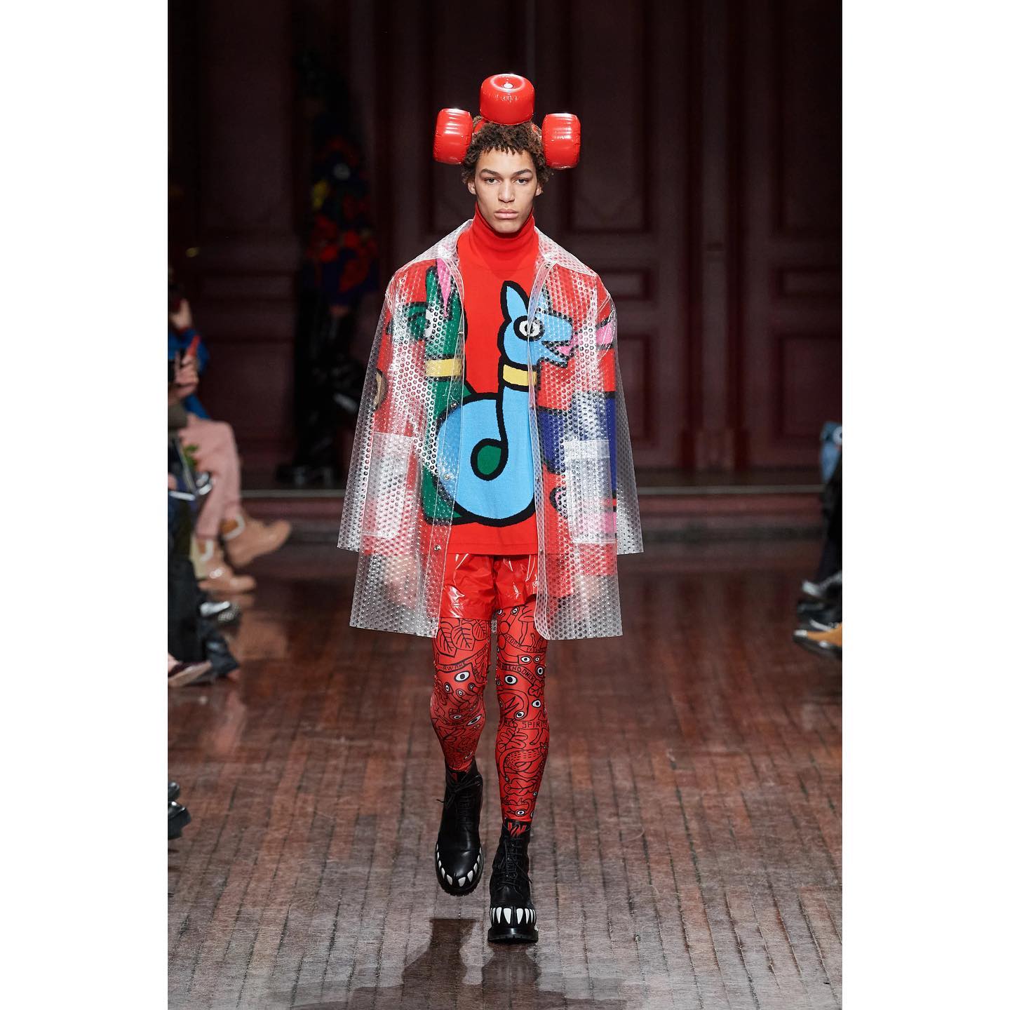 Austin (@austinneyt ), Bojan (@bojan.ronsijn ), Cas (@casvu ) and Edwin (@_edwintay ) for Walter Van Beirendonck FW23, casting by Mathilde Hesse.