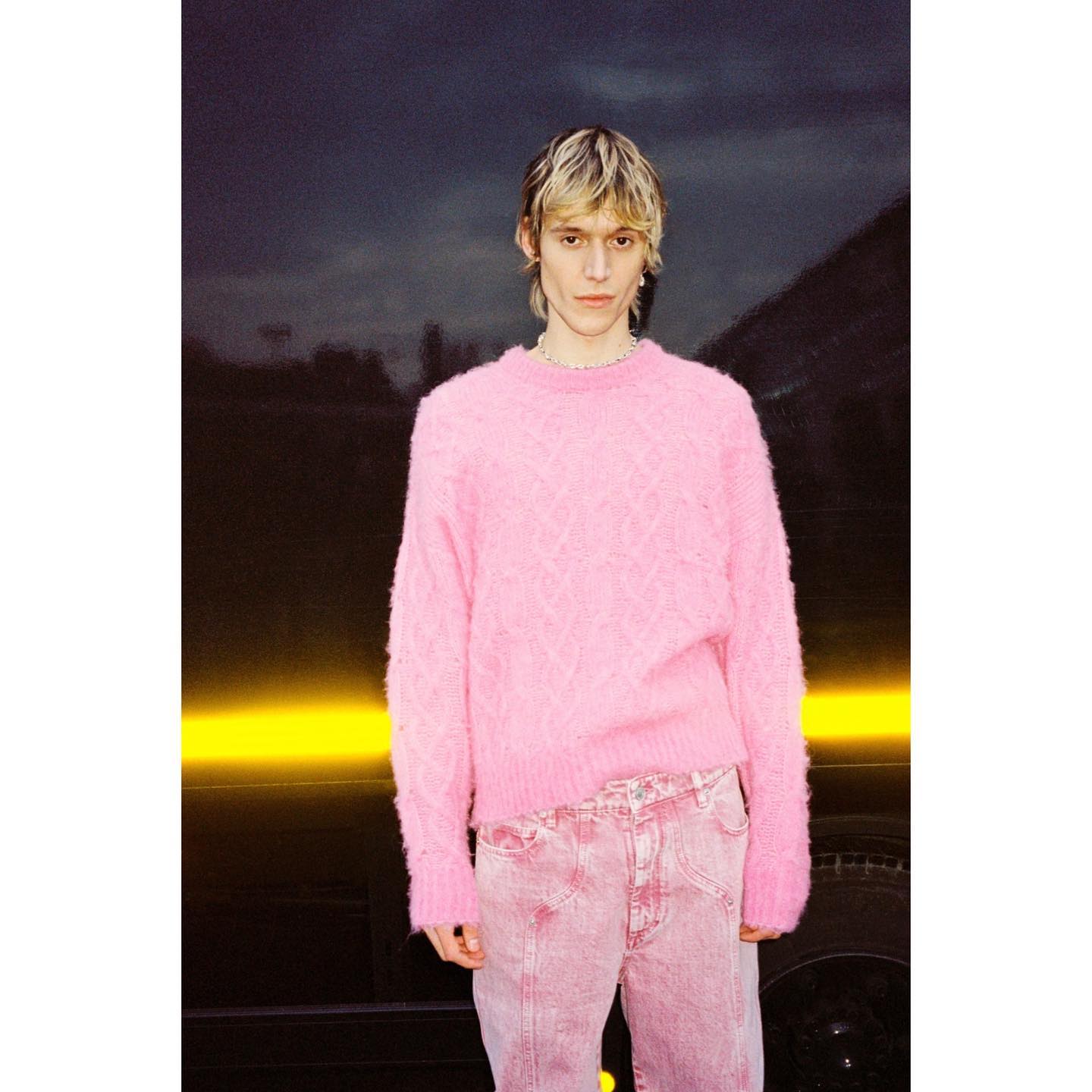 Mattis (@mattiswuyts ) for Isabel Marant FW23. Photography by Yaniv Edry, styling by Malina Joseph Gilchrist, casting by DM Casting.