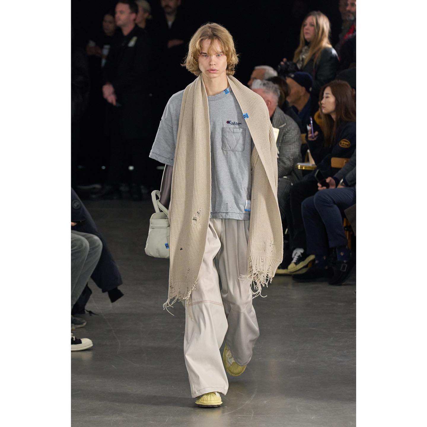 Mikus (@ogmikus ) for Maison Mihara Yasuhiro FW23, casting by René de Bathory.