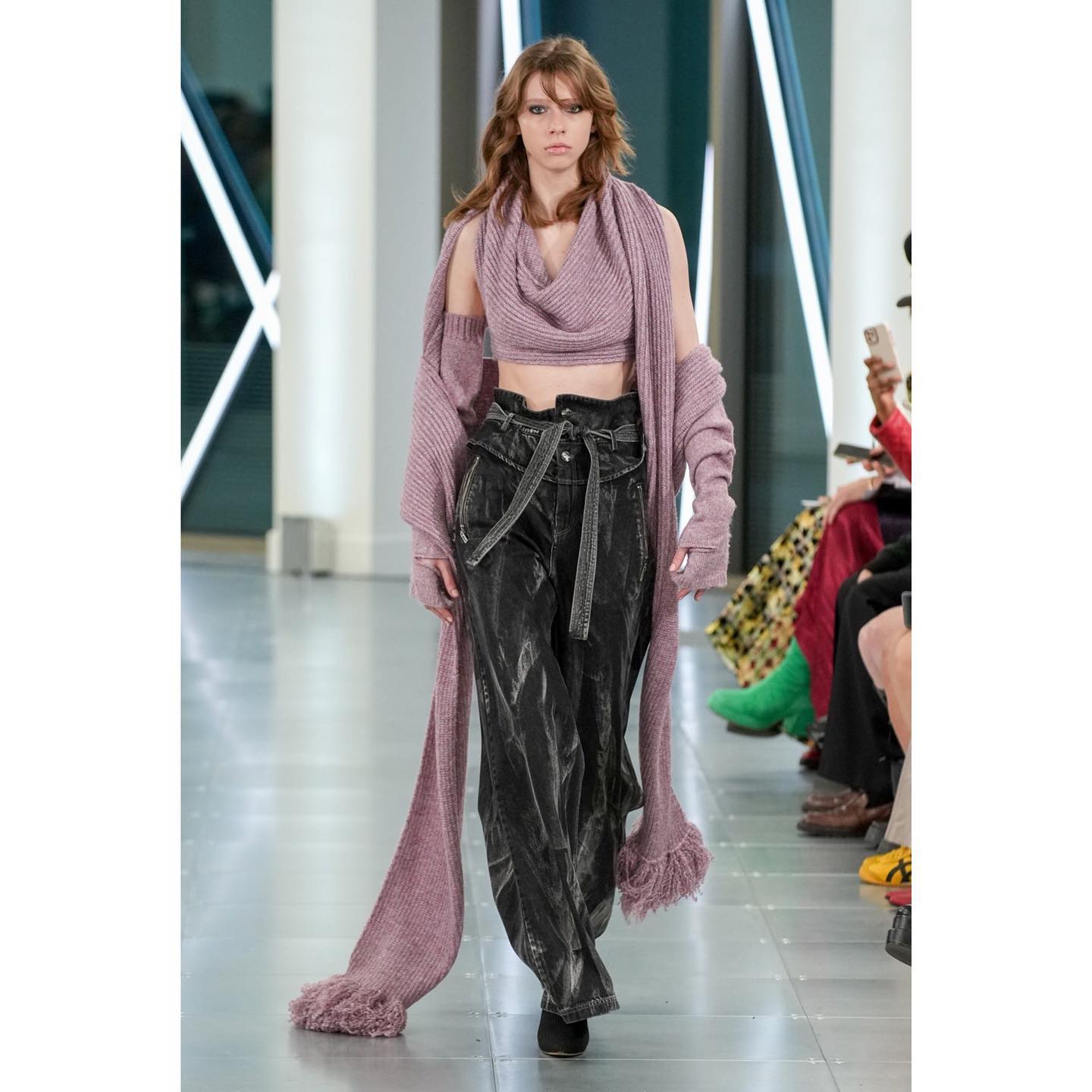 Apollonia (@apo.stoi ) for Mark Fast FW23. Styling by Calvin Opaleye, casting by Emilie Āström.