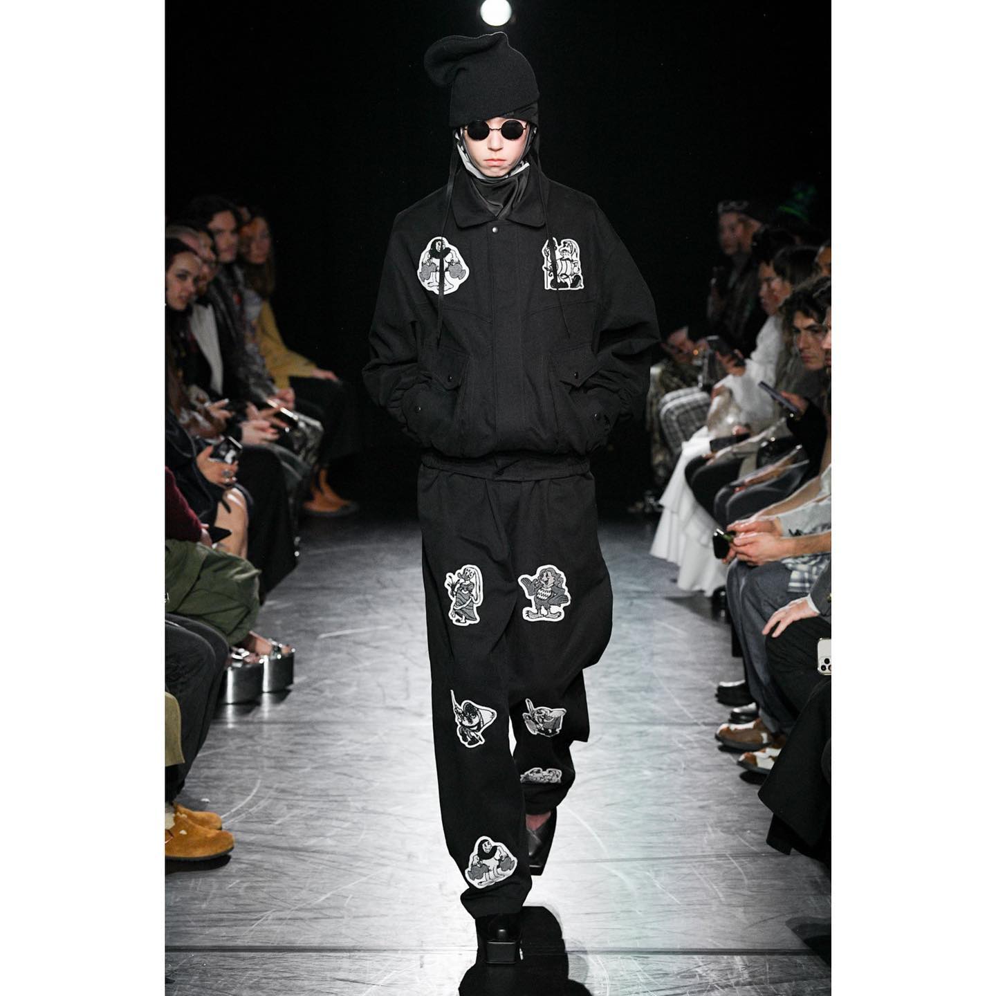 Gyu (@kg_hyun ) for Edward Crutchley FW23. Styling by Julian Ganio, casting by Lucy Rogers.