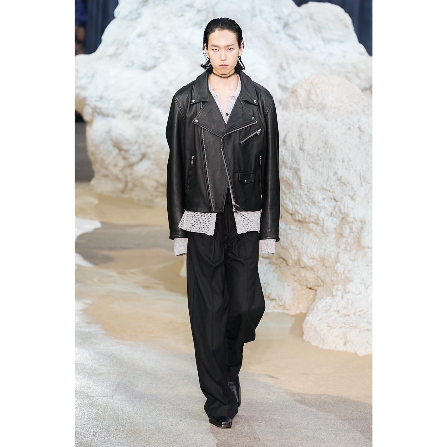 Gyu (@kg_hyun ) for Holzweiler AW23. Styling by Fran Burns, casting by Julia Lange Casting.