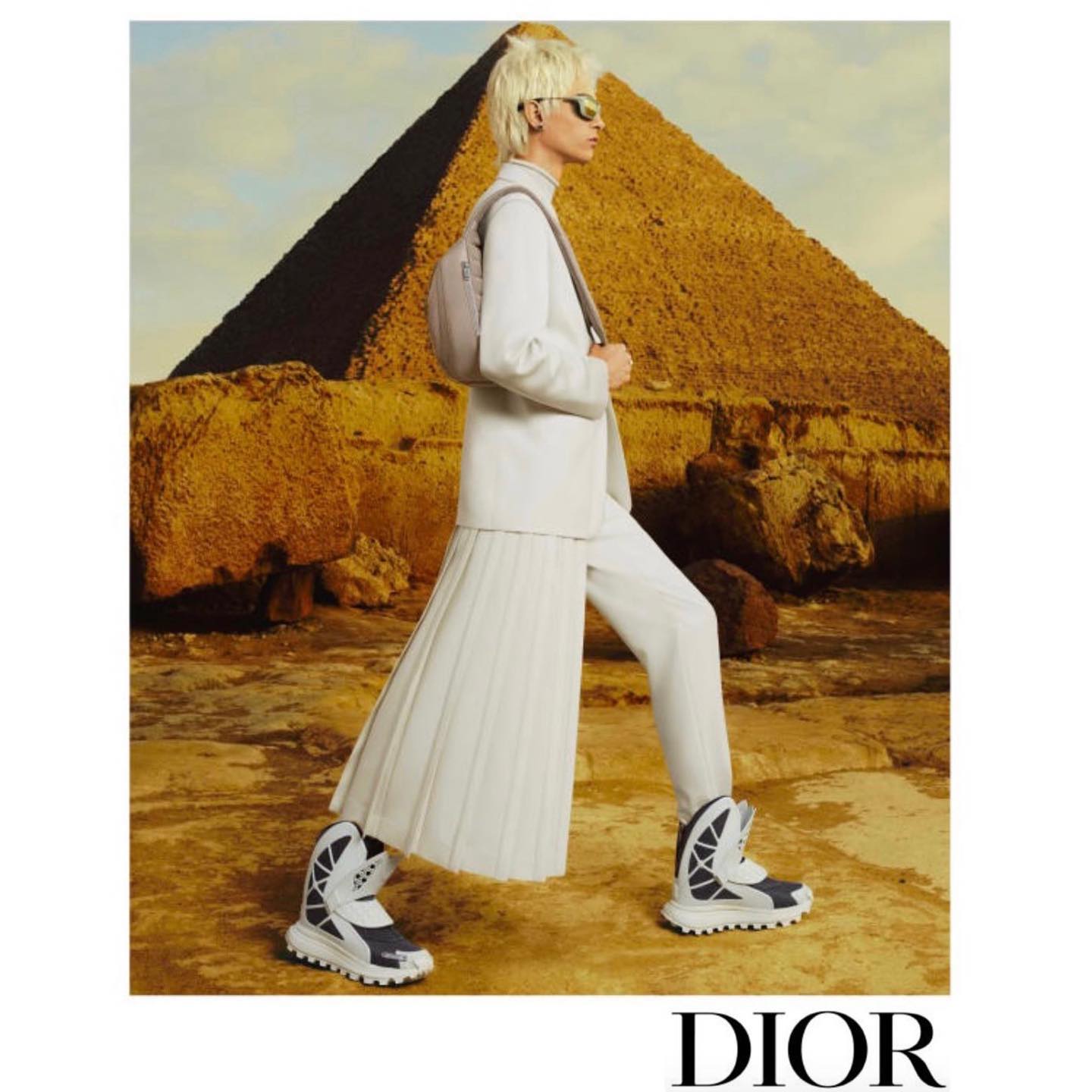 Viktor (@viko63 ) for Dior Pre-Fall 23 Campaign. Photography by Rafael Pavarotti, styling by Melanie Ward and Ellie Grace Cumming, hair by Guido Palau, make-up by Peter Philips, casting by Shelley Durkan.