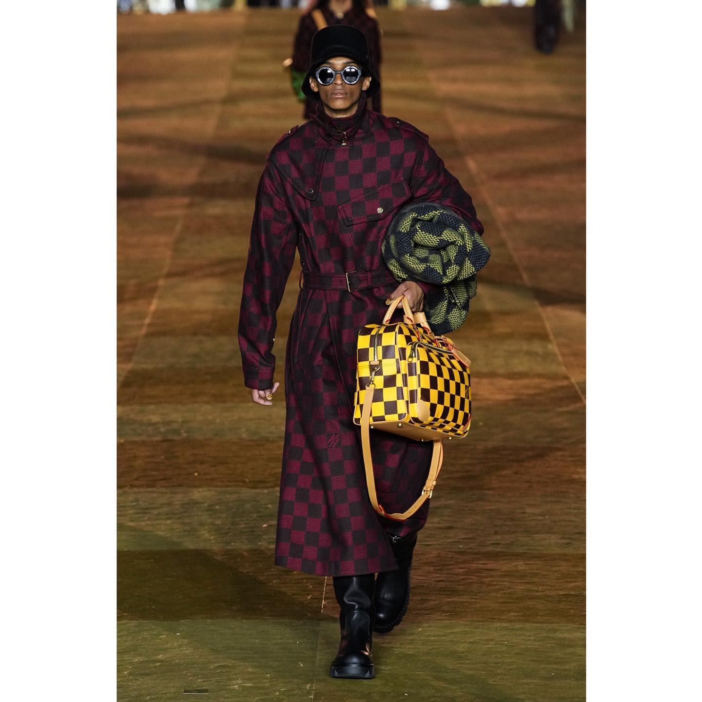 Ashley (@ashley_teale ) for Louis Vuitton SS24. Styling by Matthew Henson, hair by Karim Belghiran, make-up by Pat McGrath, casting by Establishment.