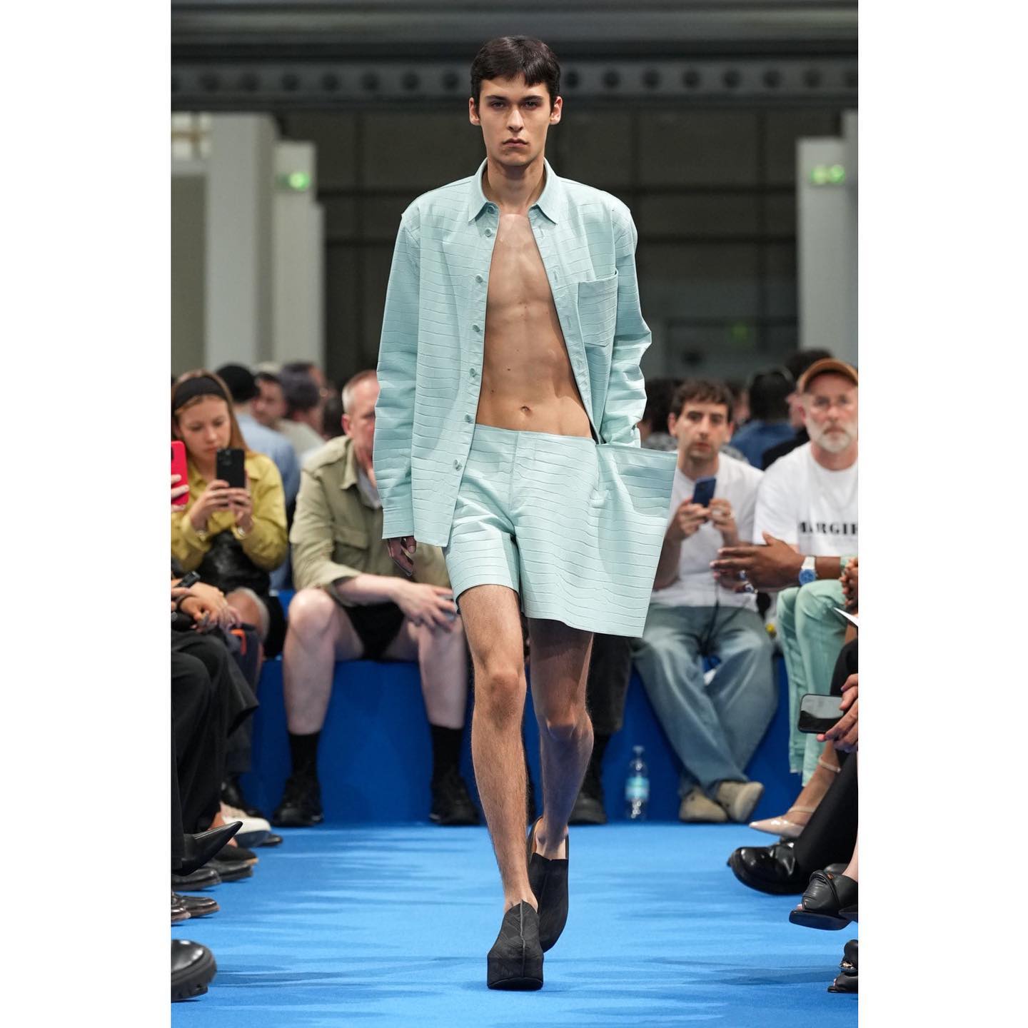 Bruno (@bruno_krahl ) for JW Anderson SS24. Styling by Benjamin Bruno, hair by Anthony Turner, make-up by Lynsey Alexander, casting by Ashley Brokaw.