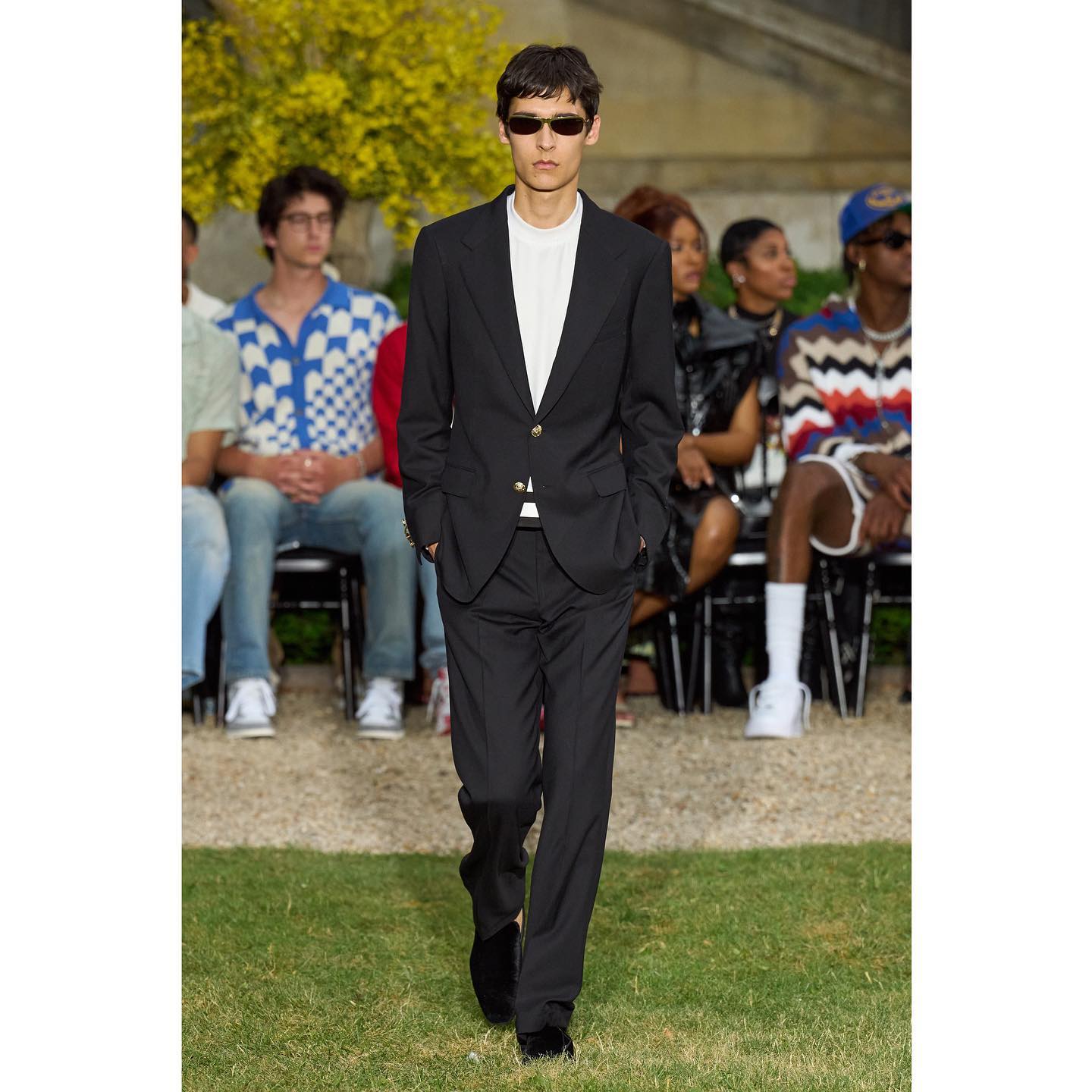 Bruno (@bruno_krahl ) for Rhude SS24. Styling by George Cortina, casting by Liz Goldson.
