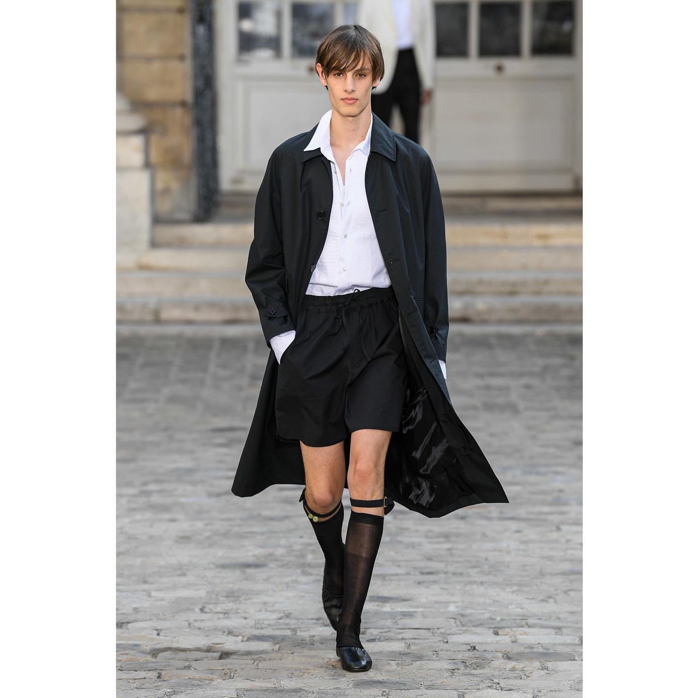 Cosimo (@cosimo.alb ) for Officine Générale SS24. Styling by Giovanni Dario Laudicina, casting by Piotr Chamier.