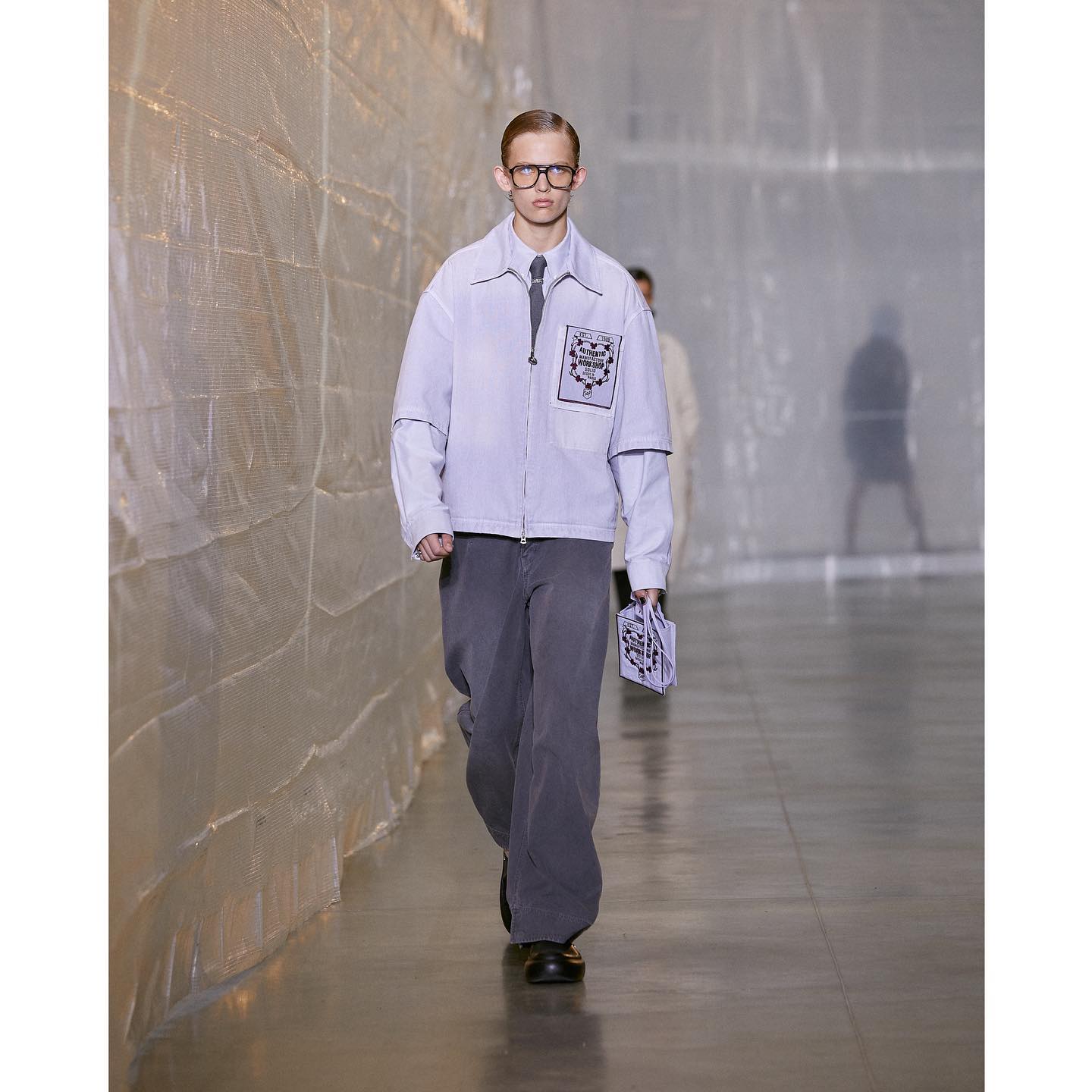 Felix J (@felixjnm ) for Solid Homme SS24. Styling by Julian Ganio, casting by Marie Levy.