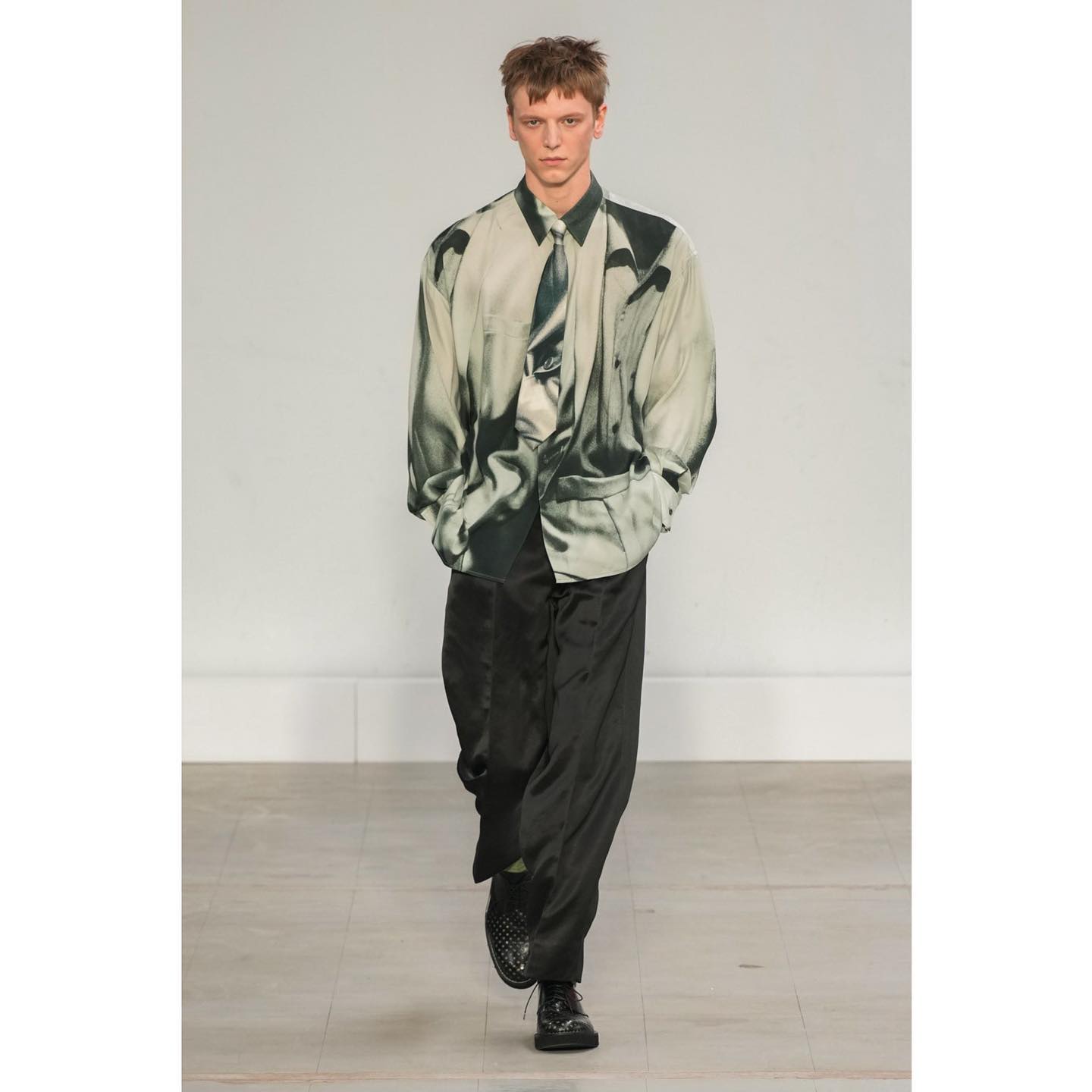 Igor V (@igor_v_w ) for Paul Smith SS24. Styling by Julian Ganio, casting by Ben Grimes.