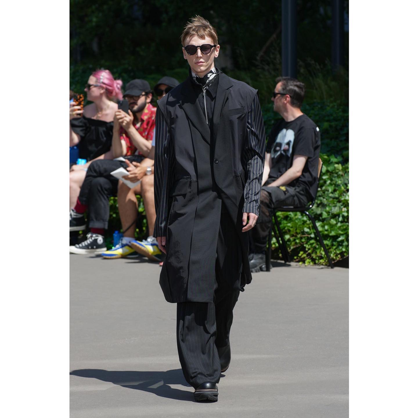 Igor V (@igor_v_w ) for Sacai SS24. Styling by Karl Templer, casting by DM Casting.