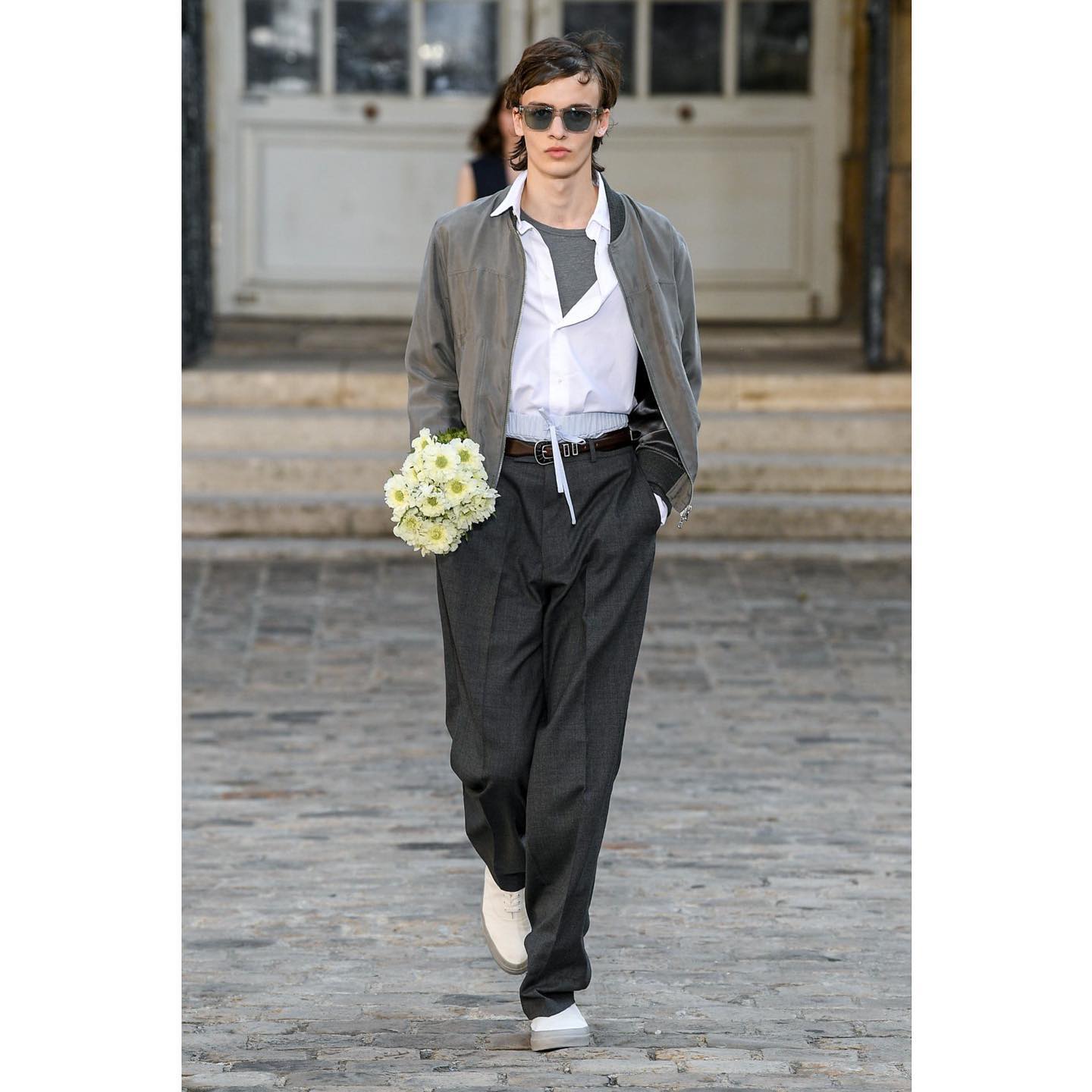 Leo (@leo.cremer ) for Officine Générale SS24. Styling by Giovanni Dario Laudicina, casting by Piotr Chamier.