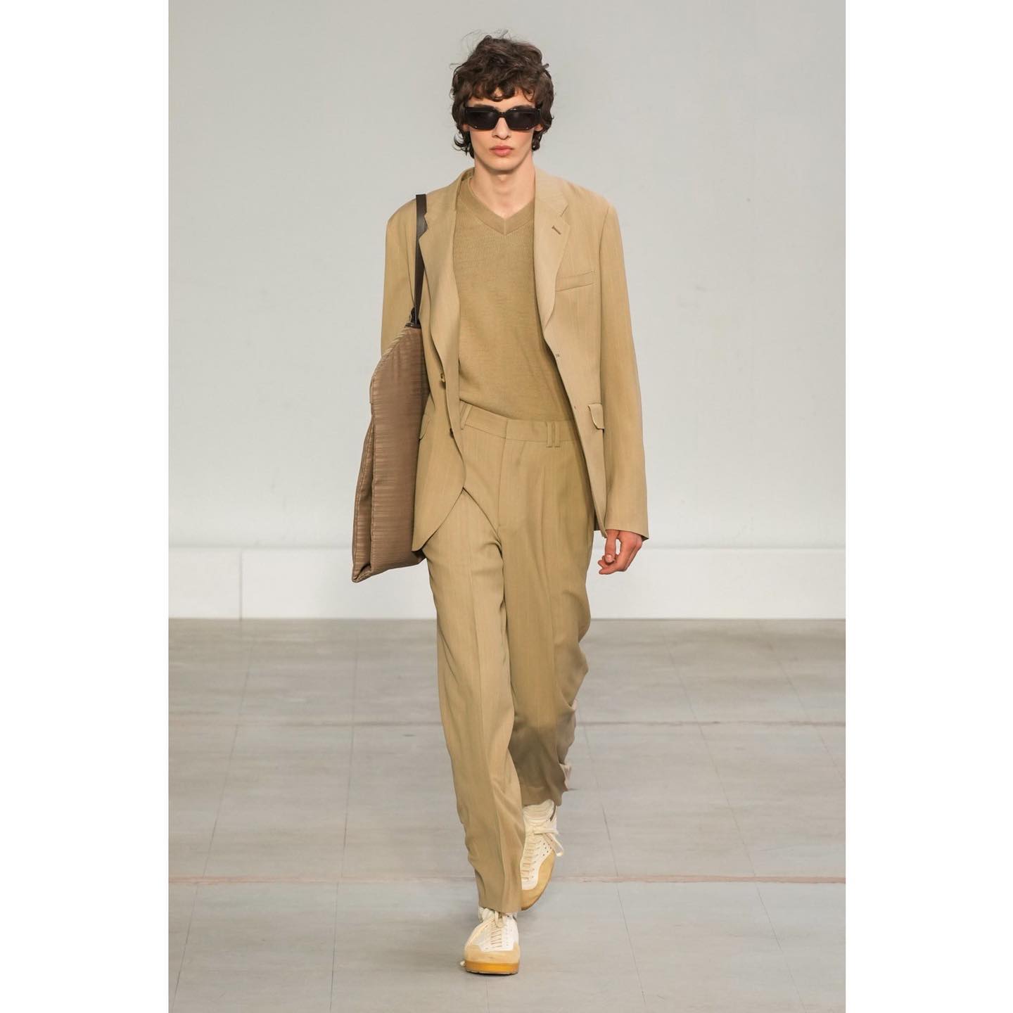 Leo (@leo.cremer ) for Paul Smith SS24. Styling by Julian Ganio, casting by Ben Grimes.