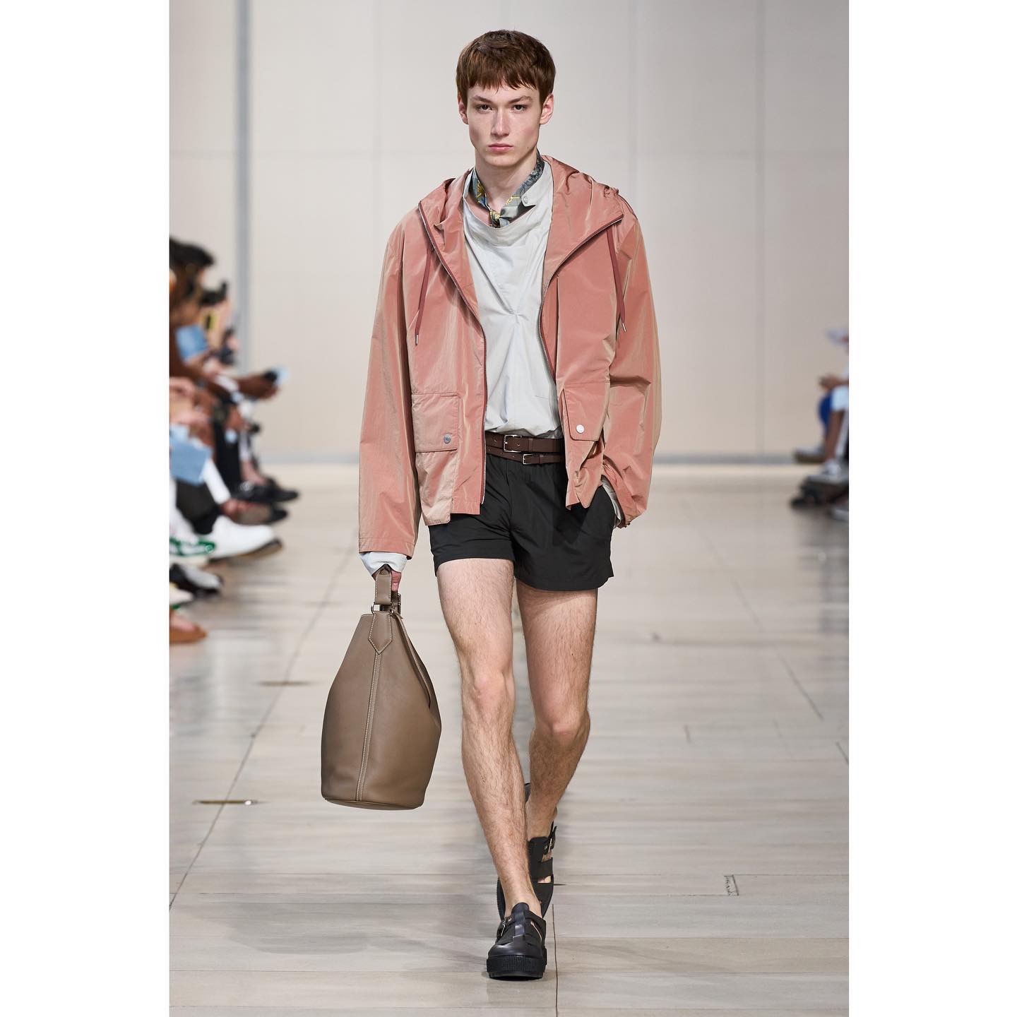 Lewin (@lewinallenberg ) for Hermes SS24. Styling by Beat Bolliger, casting by Sophie Bruynoghe.