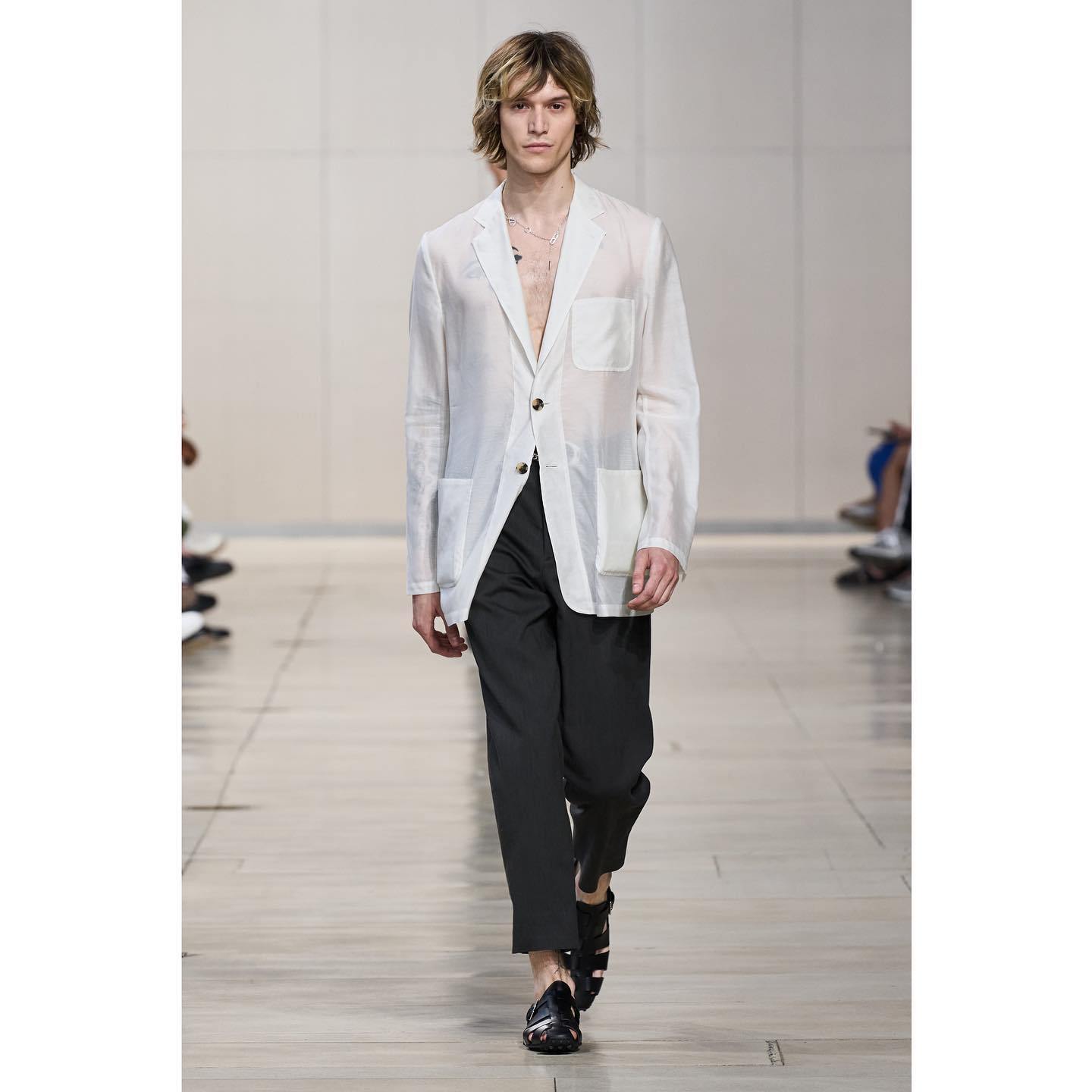 Mattis (@mattiswuyts ) for Hermes SS24. Styling by Beat Bolliger, casting by Sophie Bruynoghe.
