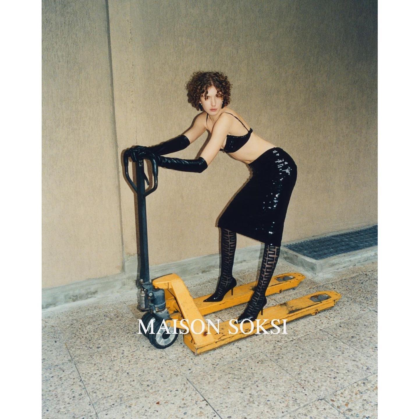 Nella (@nelladisc ) for Maison Soksi Season 5. Photography by Xiangyu Liu, styling by Mauricio Nardi, hair by Michael Delmas.