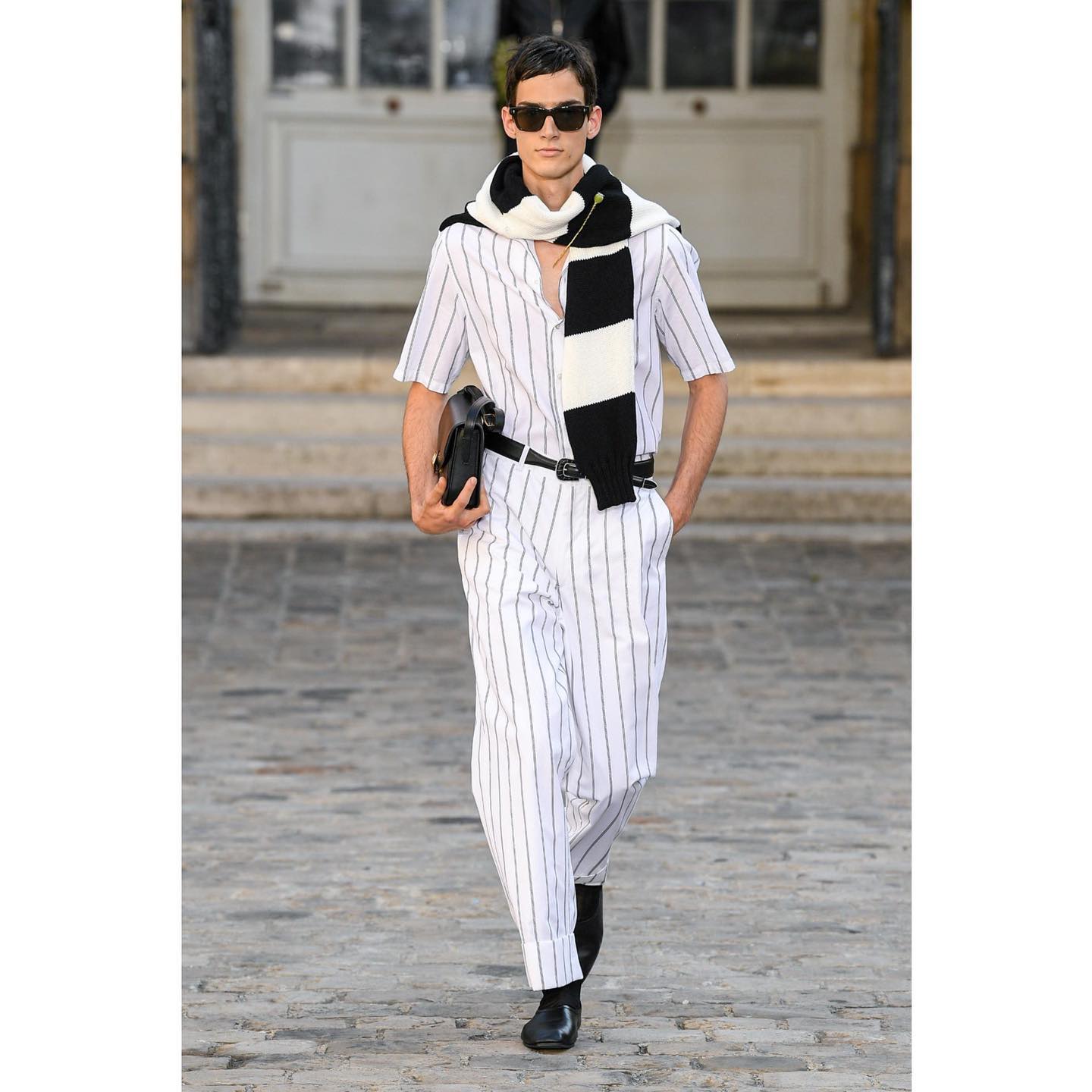 Noah H (@noahherbst ) for Officine Générale SS24. Styling by Giovanni Dario Laudicina, casting by Piotr Chamier.