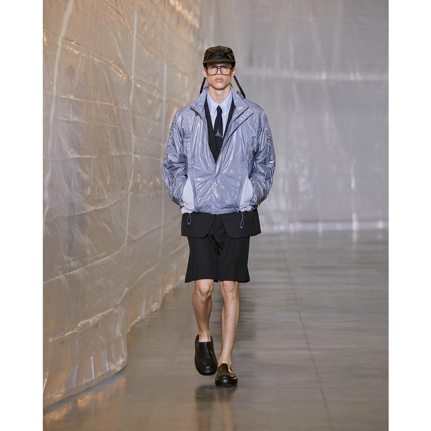 Paul S (@paulxschml ) for Solid Homme SS24. Styling by Julian Ganio, casting by Marie Levy.