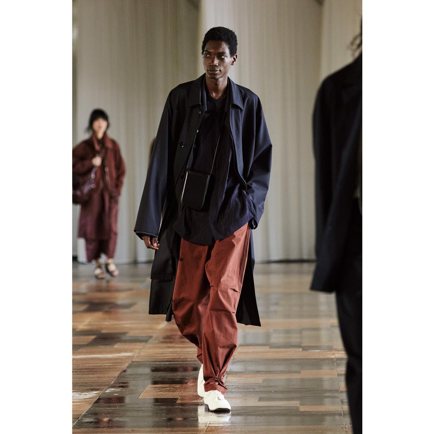 Sidy (@not.seed ) for Lemaire SS24. Styling by Benoit Bethume, casting by Henry Thomas.