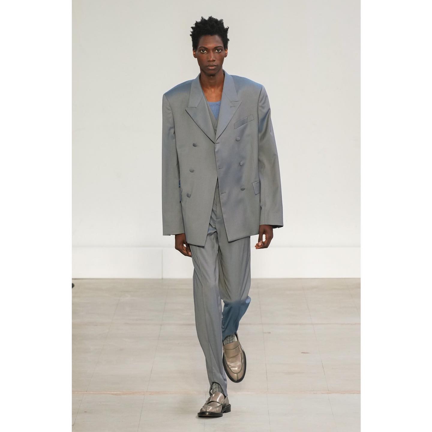 Sidy (@not.seed ) for Paul Smith SS24. Styling by Julian Ganio, casting by Ben Grimes.