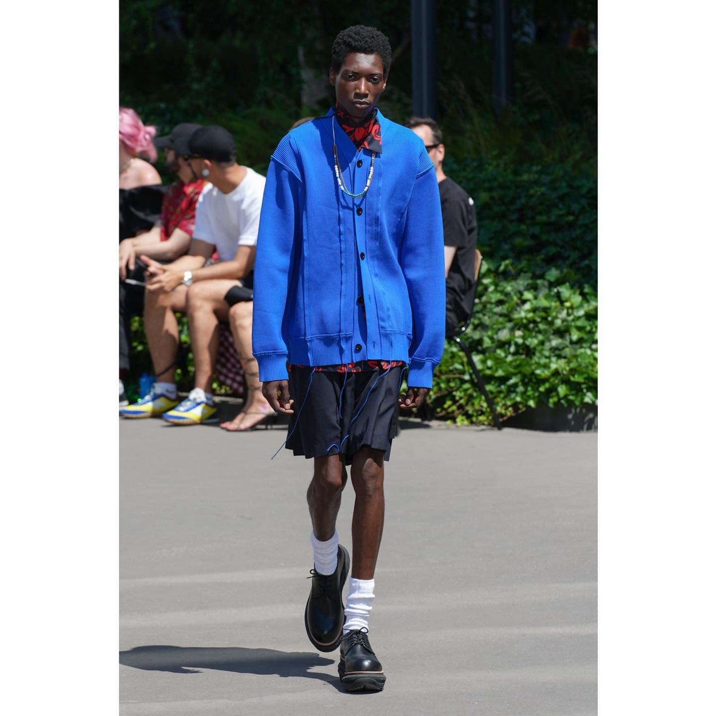 Sidy (@not.seed ) for Sacai SS24. Styling by Karl Templer, casting by DM Casting.