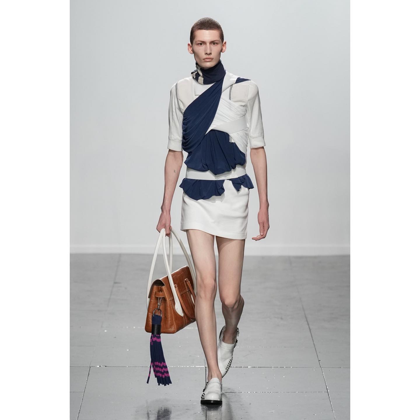 Lucas T (@fantanxl ) for Stefan Cooke SS24. Styling by Alice Goddard, casting by Piotr Chamier.